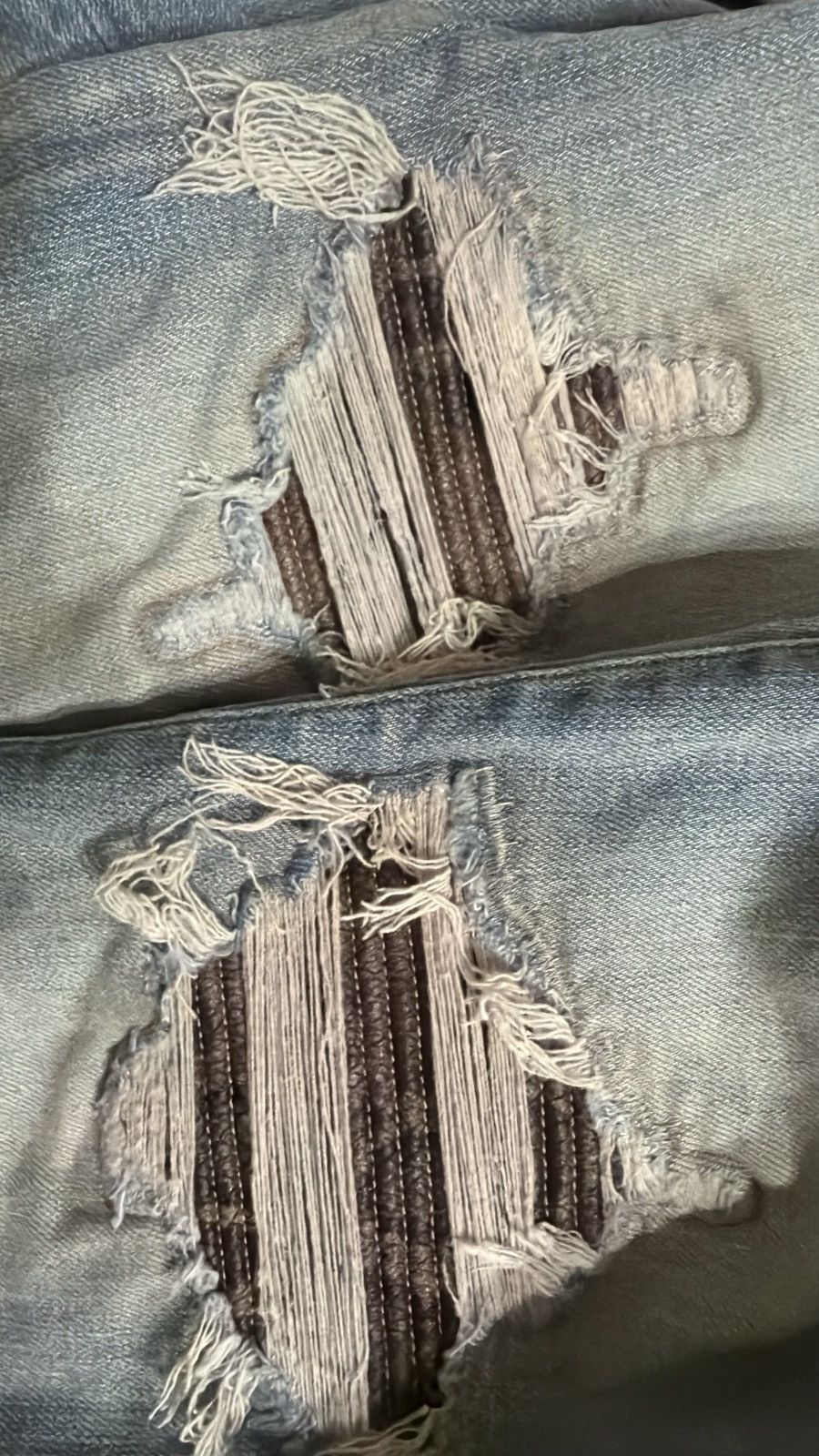 Amiri Amiri mx1 snake patch denim jeans Size US 32 / EU 48 - 3 Thumbnail