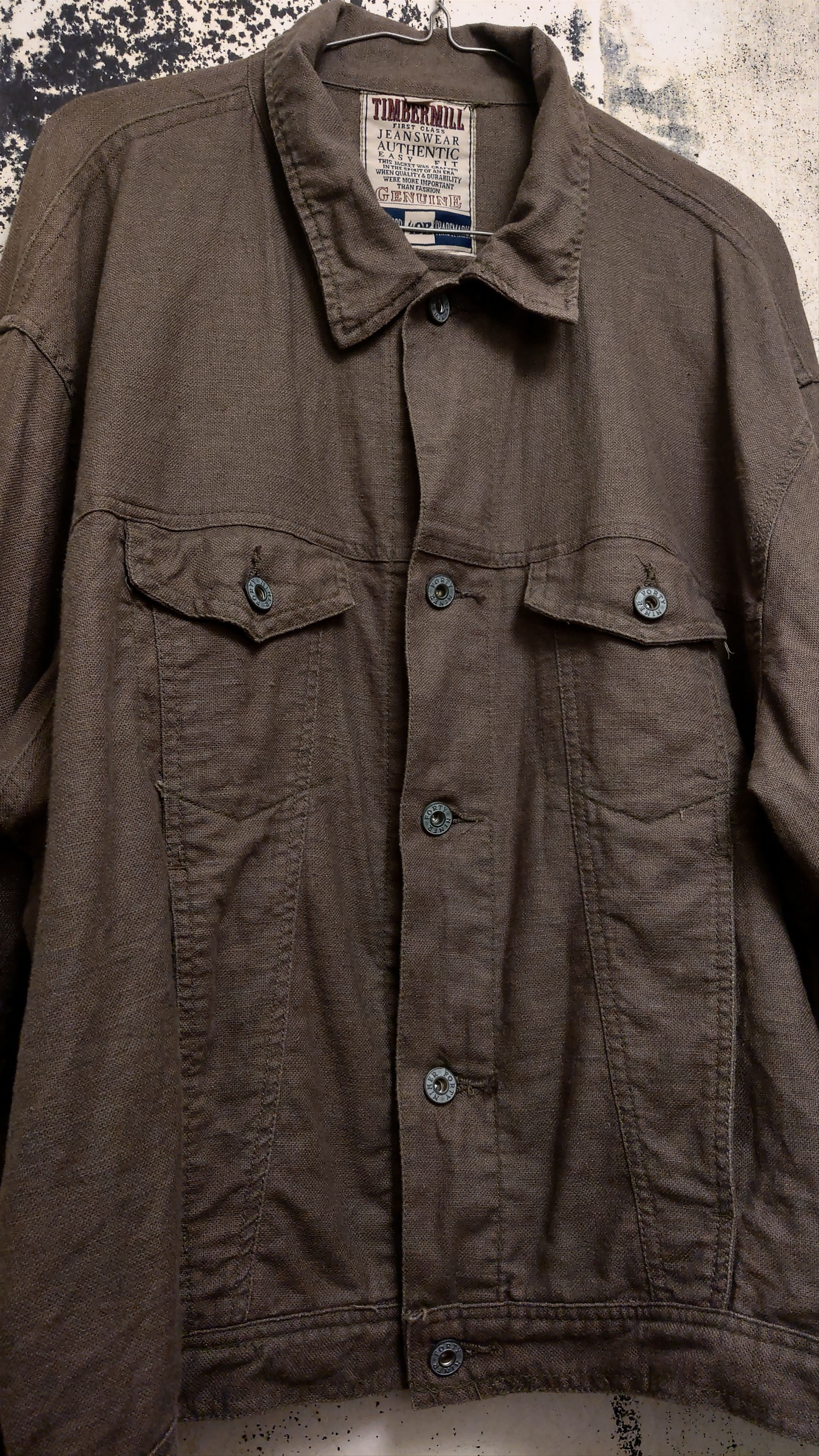 Vintage Vintage Linen Worker Jacket Industrial Raw y2k opium Size US XL / EU 56 / 4 - 3 Thumbnail