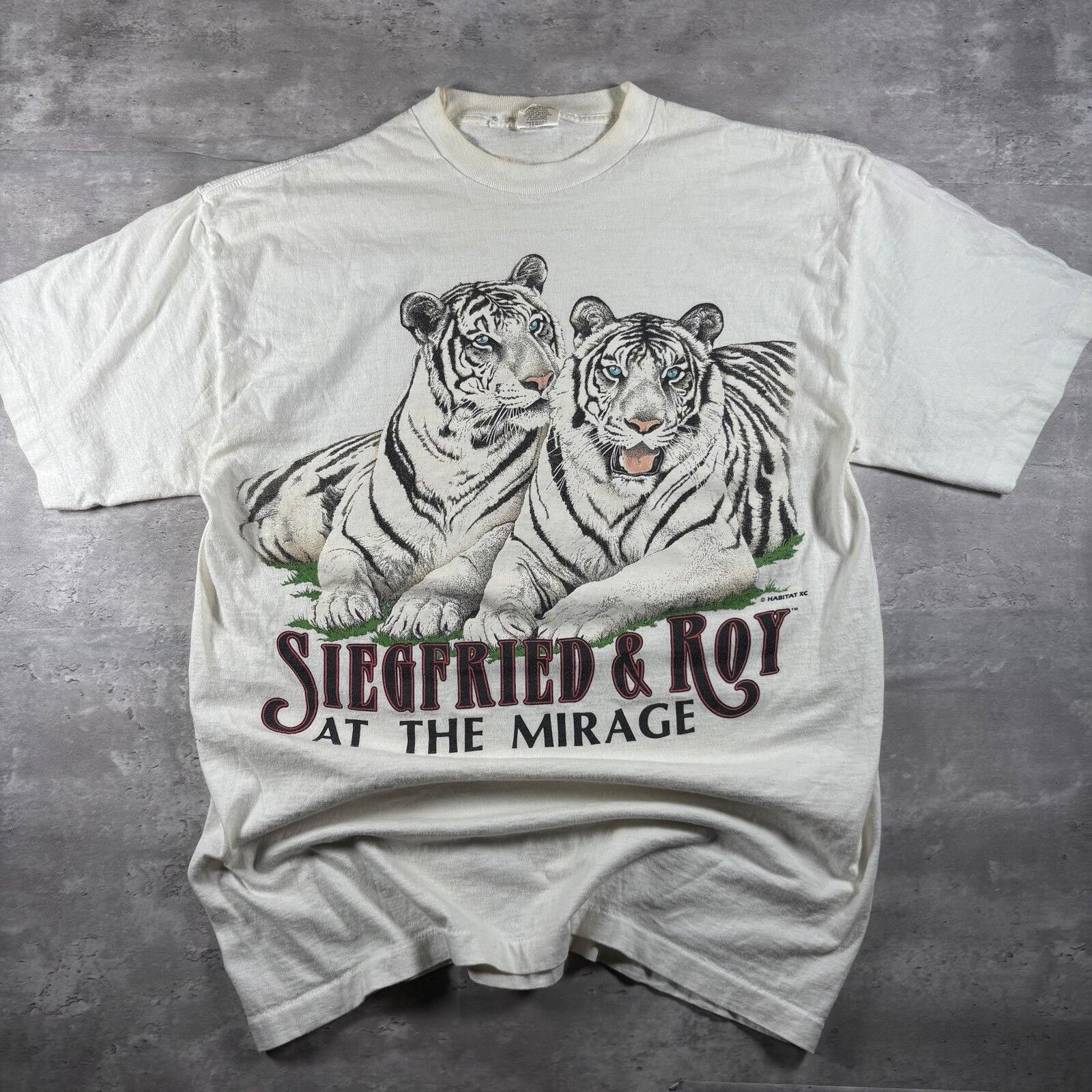 Habitat Vintage Siegfried & Roy at the Mirage single stitch tee Size US L / EU 52-54 / 3 - 1 Thumbnail