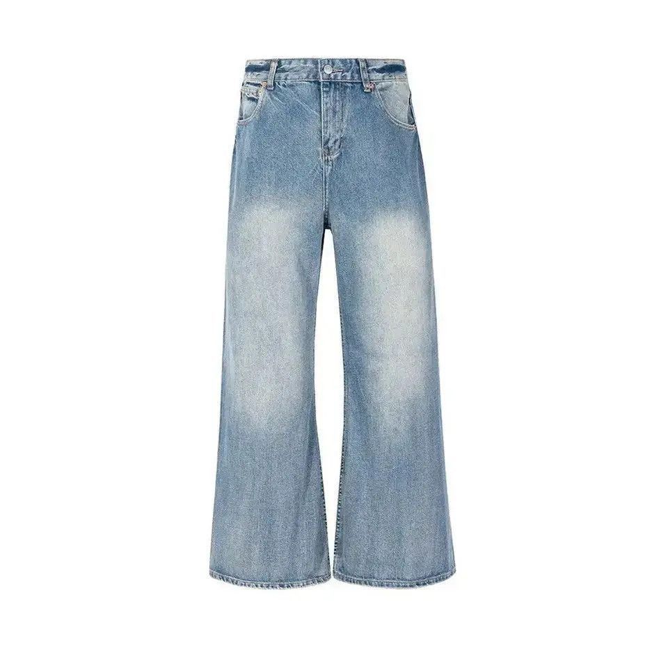 Japanese Brand Hip Hop Oversized Washed Straight Vintage Jeans y2k Size US 30 / EU 46 - 5 Thumbnail
