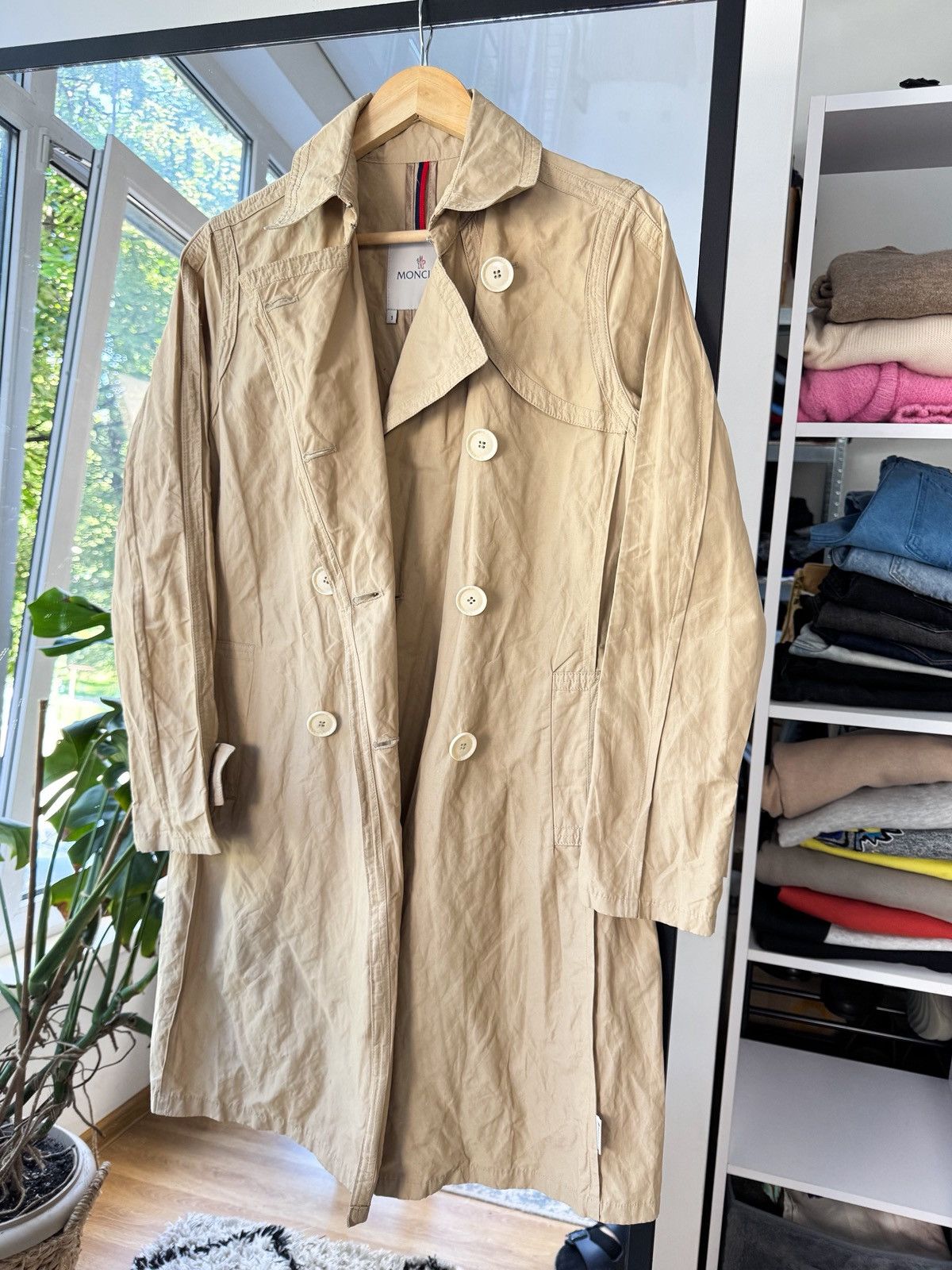 Moncler Moncler trench coat size 1 S Size S / US 4 / IT 40 - 2 Thumbnail