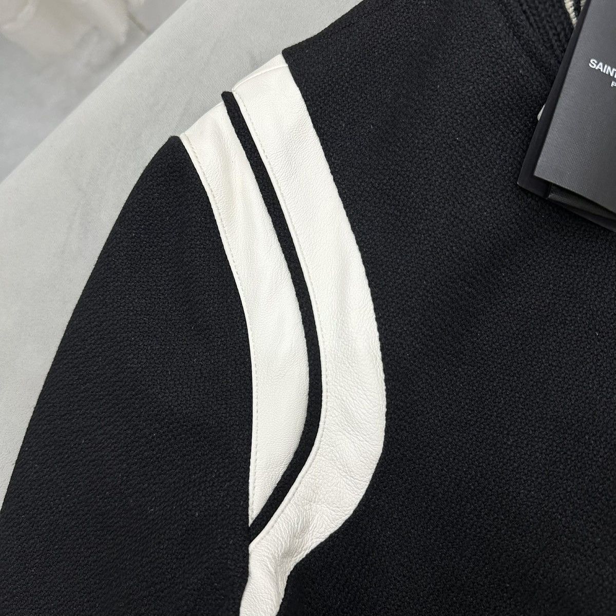 Saint Laurent Paris HEDI SLIMANE X SAINT LAURENT SS18 BLACK TEDDY JACKET IT48 Size US M / EU 48-50 / 2 - 10 Thumbnail