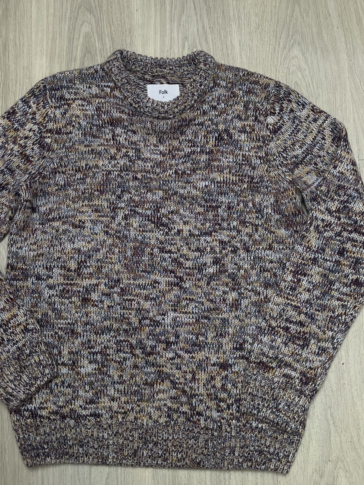 Folk Folk heavy designer knitwear rare archive fashion rare Size US L / EU 52-54 / 3 - 1 Thumbnail