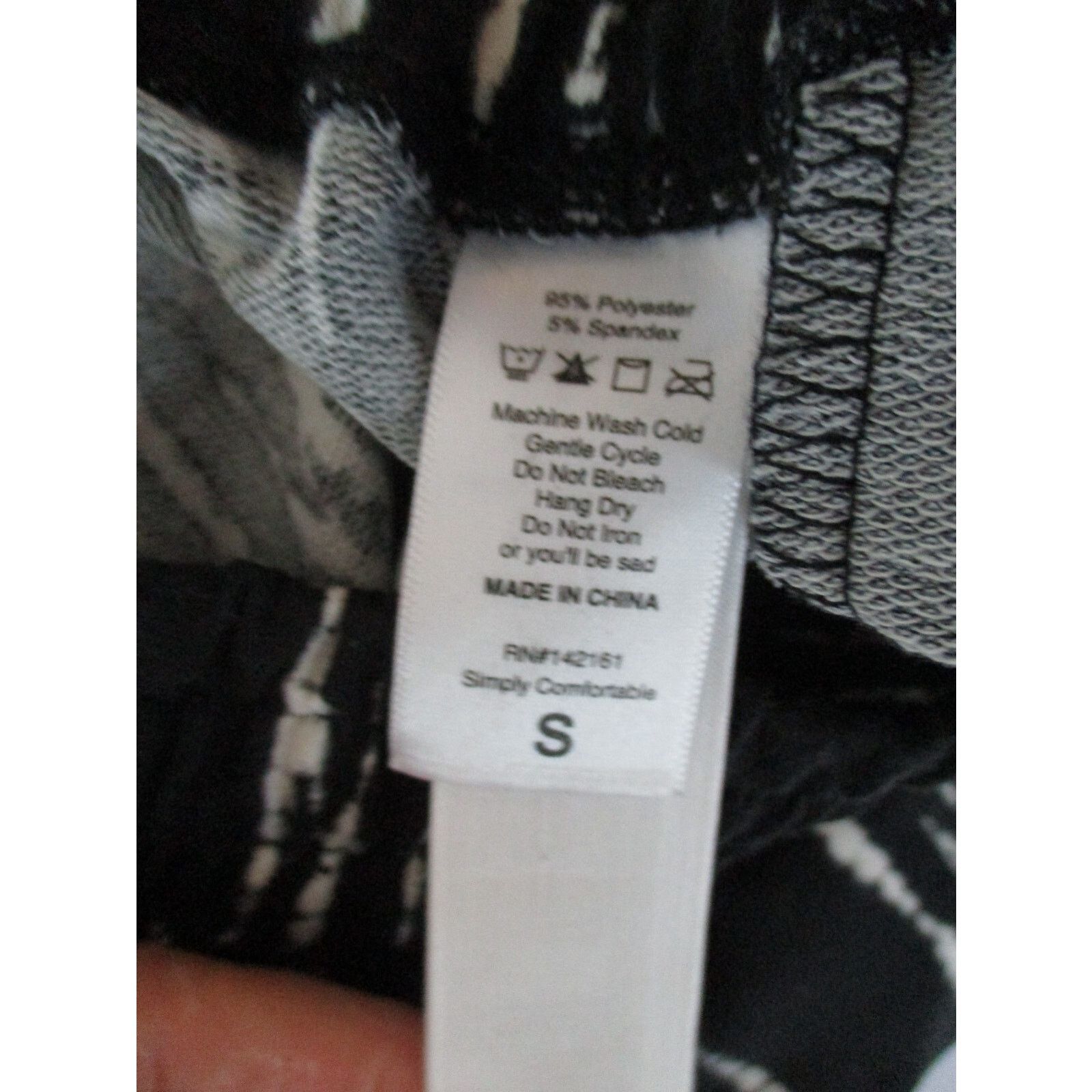 Other LuLaRoe Jax NWOT SMALL Black White Gray Joggers Sweatpants Size 28" / US 6 / IT 42 - 6 Thumbnail