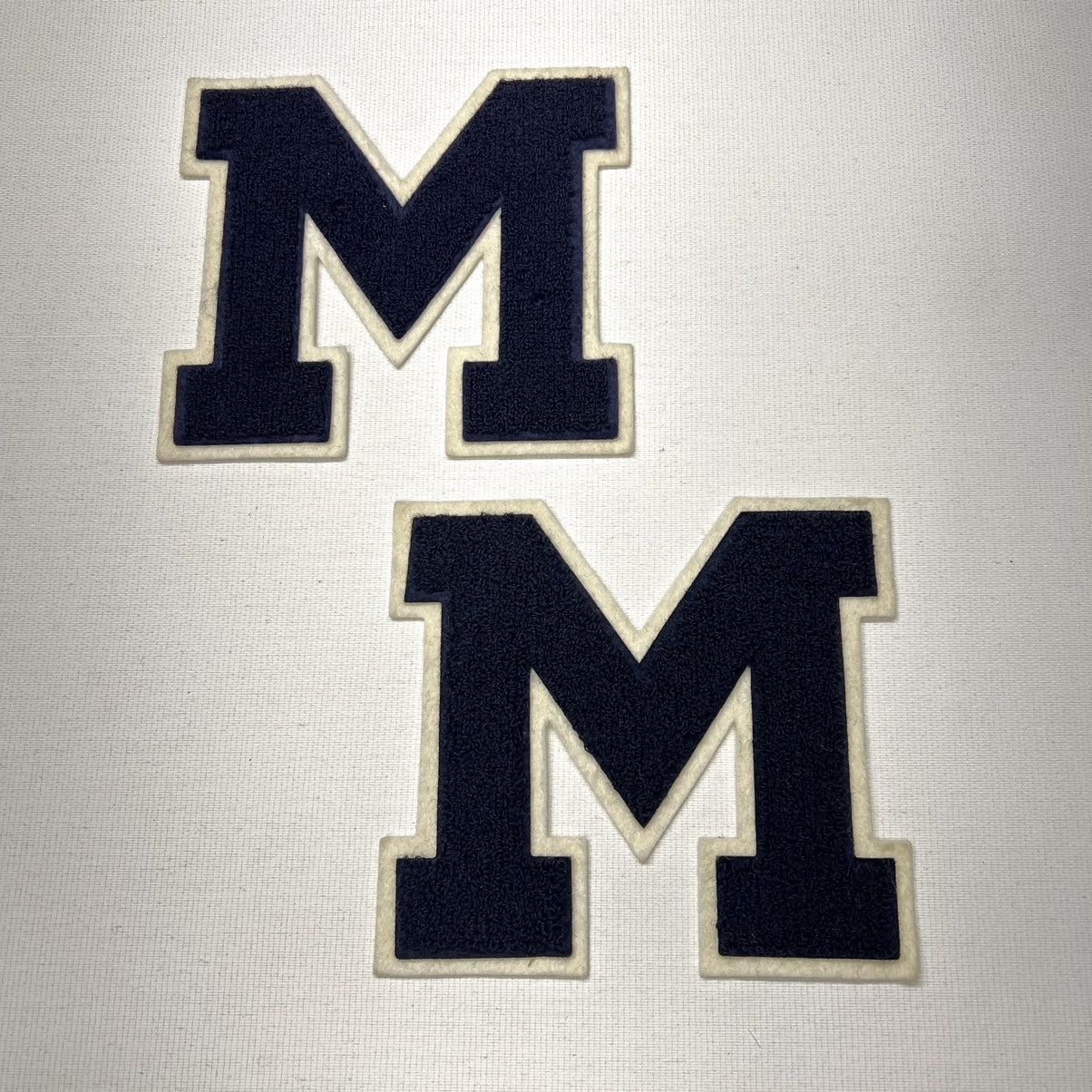 Vintage Letterman Varsity Patch Letter M Blue Chenille Felt Sports Size ONE SIZE - 1 Thumbnail