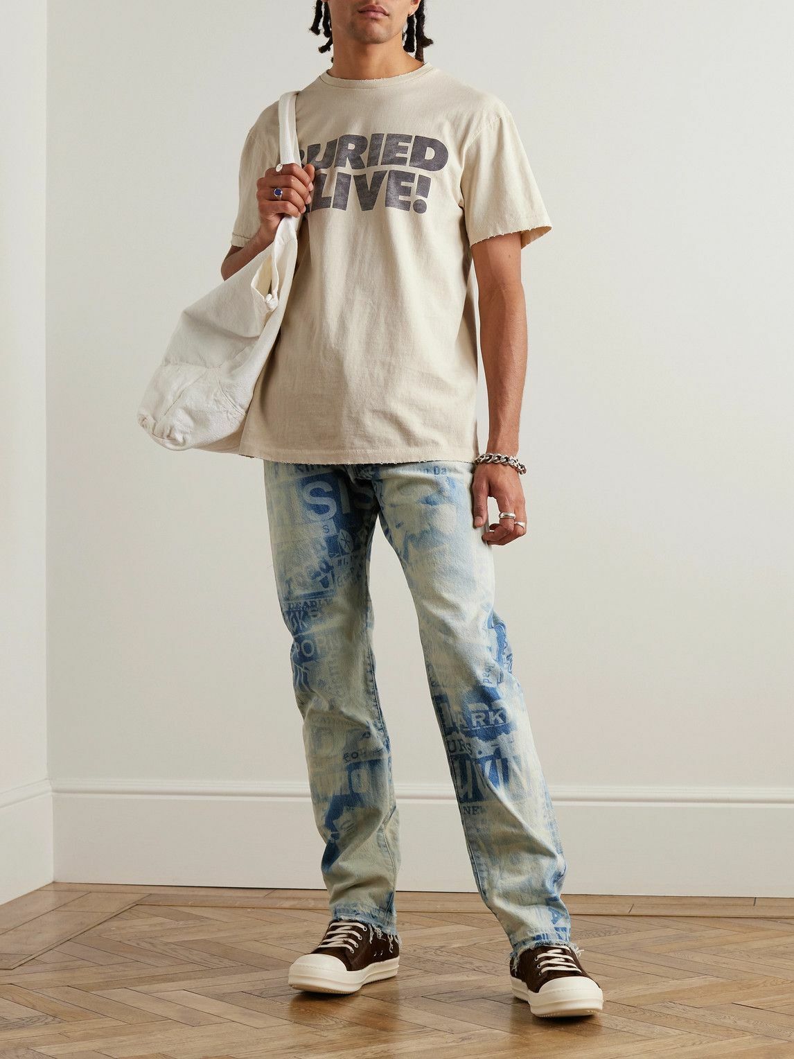 Gallery Dept. o1mle0226 Buried Alive T-Shirt in White Size US S / EU 44-46 / 1 - 2 Thumbnail