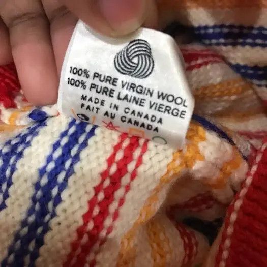 Vintage Colin Stripe Bobble Beanie Hat Size ONE SIZE - 7 Thumbnail