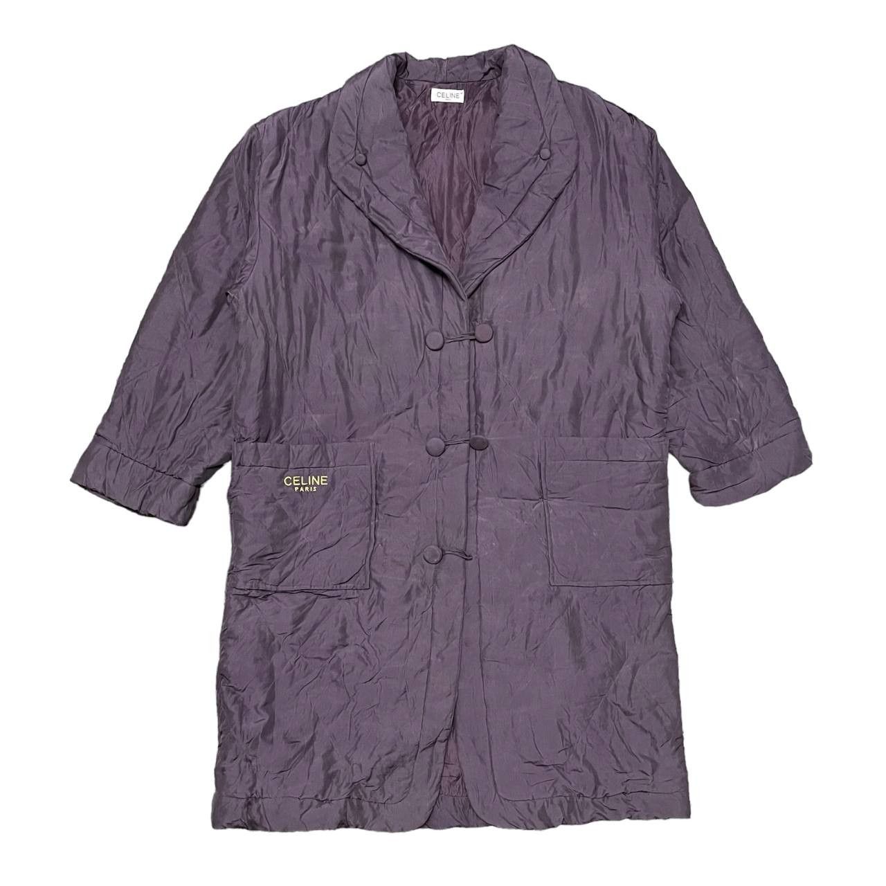 Celine Vintage Celine Paris Silk Long Jacket Size US M / EU 48-50 / 2 - 1 Thumbnail