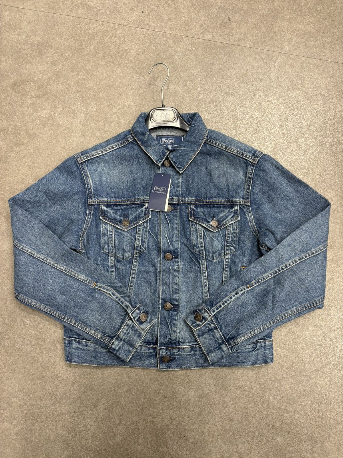 Polo Ralph Lauren Navy Cropped Denim Jacket Ralph Lauren Women’s S – New Size S / US 4 / IT 40 - 1 Thumbnail