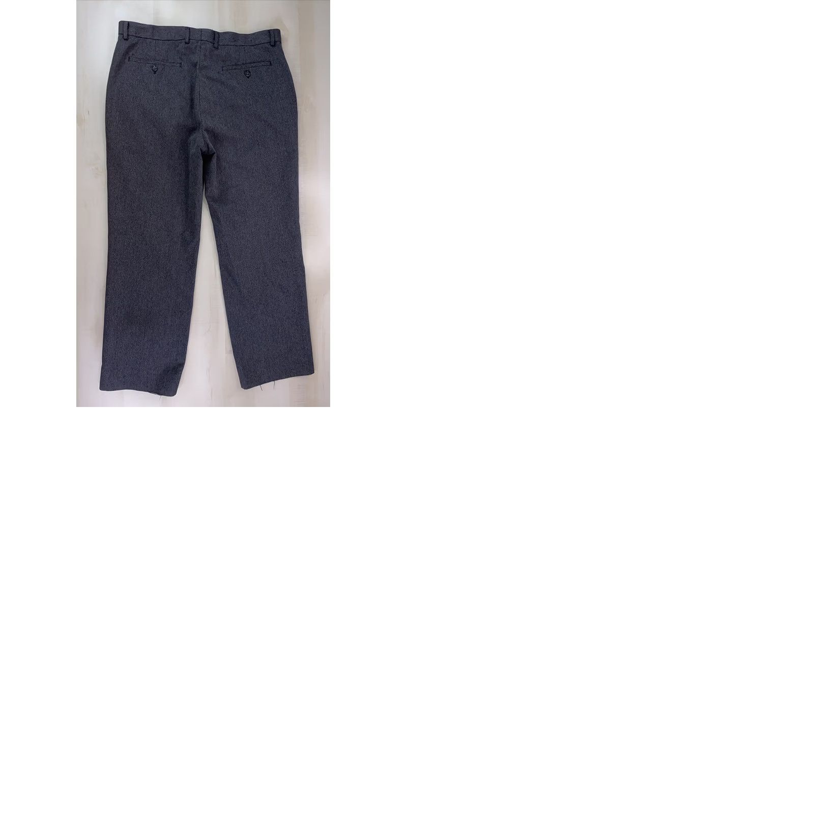 Banana Republic Banana Republic Men's Gray Dress Pants Slim Fit 34x30 Non Iron Tailored Flat Front Cuffed Inserts Pants 34 Regular None Size US 34 / EU 50 - 9 Thumbnail