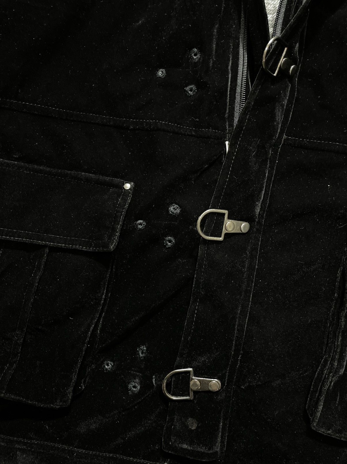 Japanese Brand × Vintage Japanese Velvet Bondage Fur Jacket Seditionaries Style Size US M / EU 48-50 / 2 - 10 Thumbnail