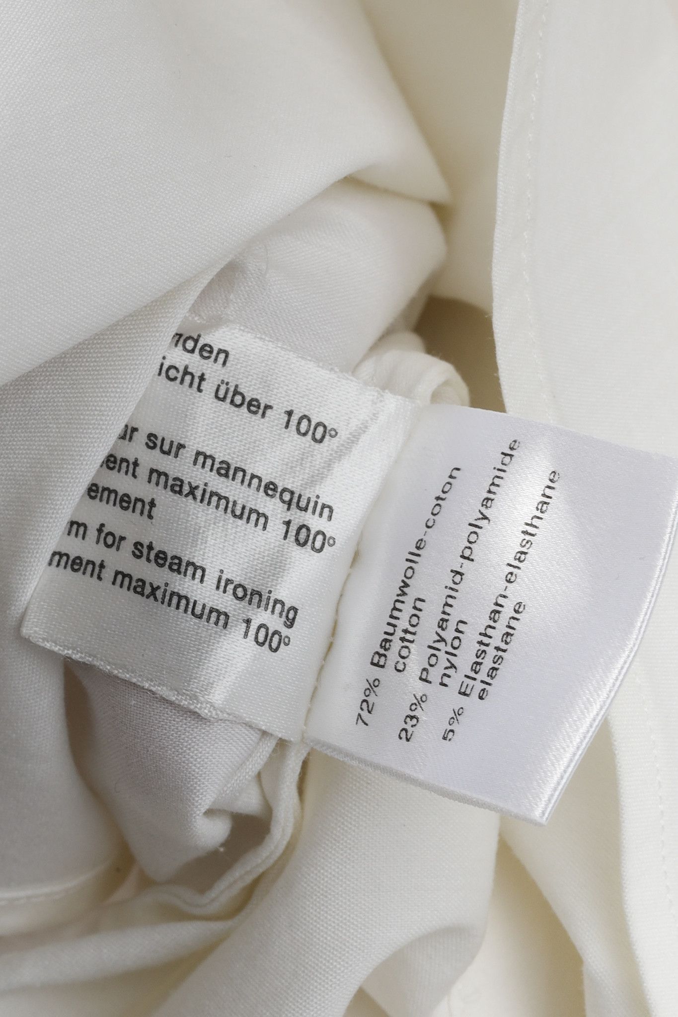 Akris Akris White Zippered Shirt with Belted Collar and Cuffs Size L / US 10 / IT 46 - 10 Thumbnail