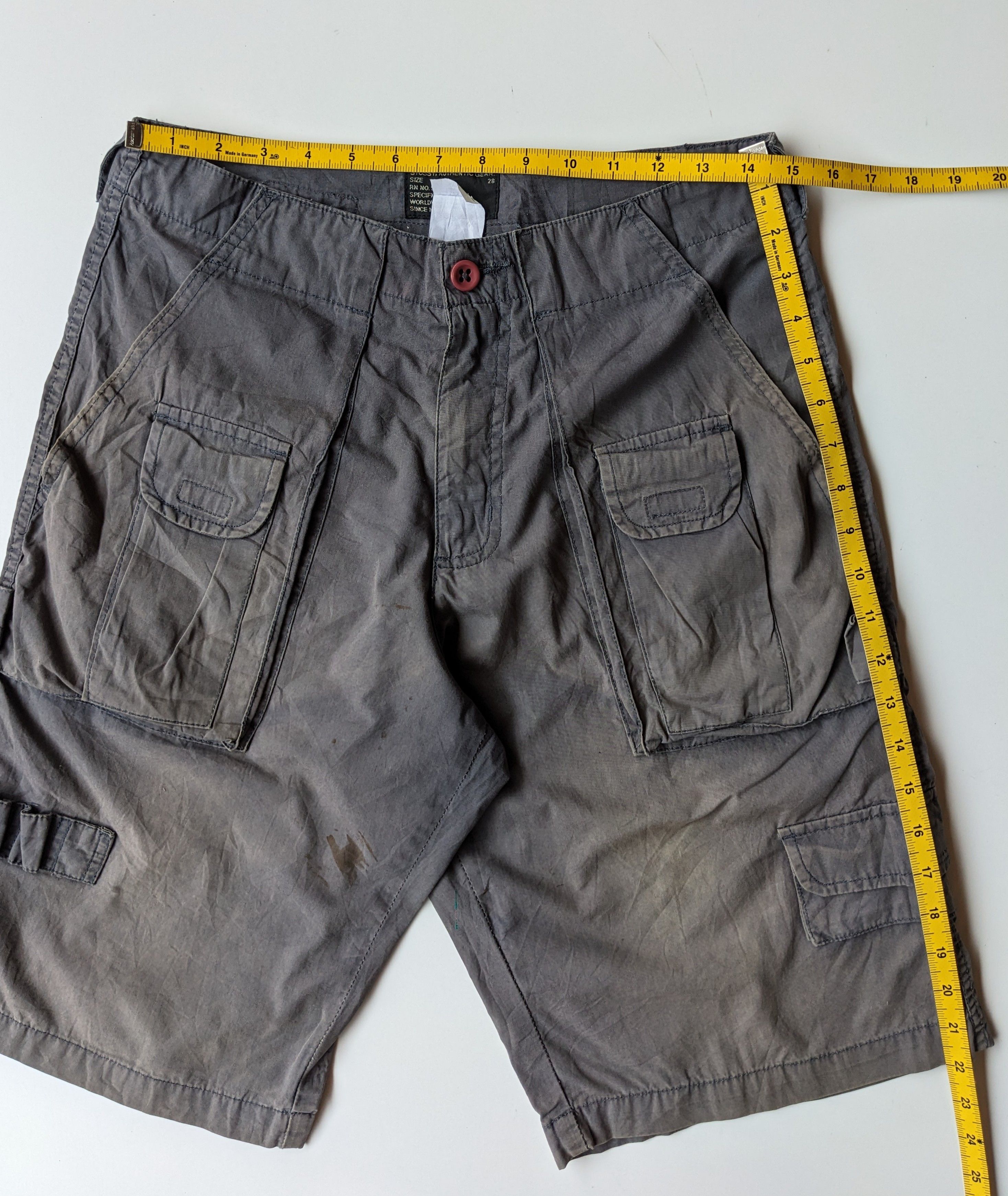 Stussy Vintage STUSSY tactical cargo sunfaded shortpant Size US 30 / EU 46 - 6 Thumbnail