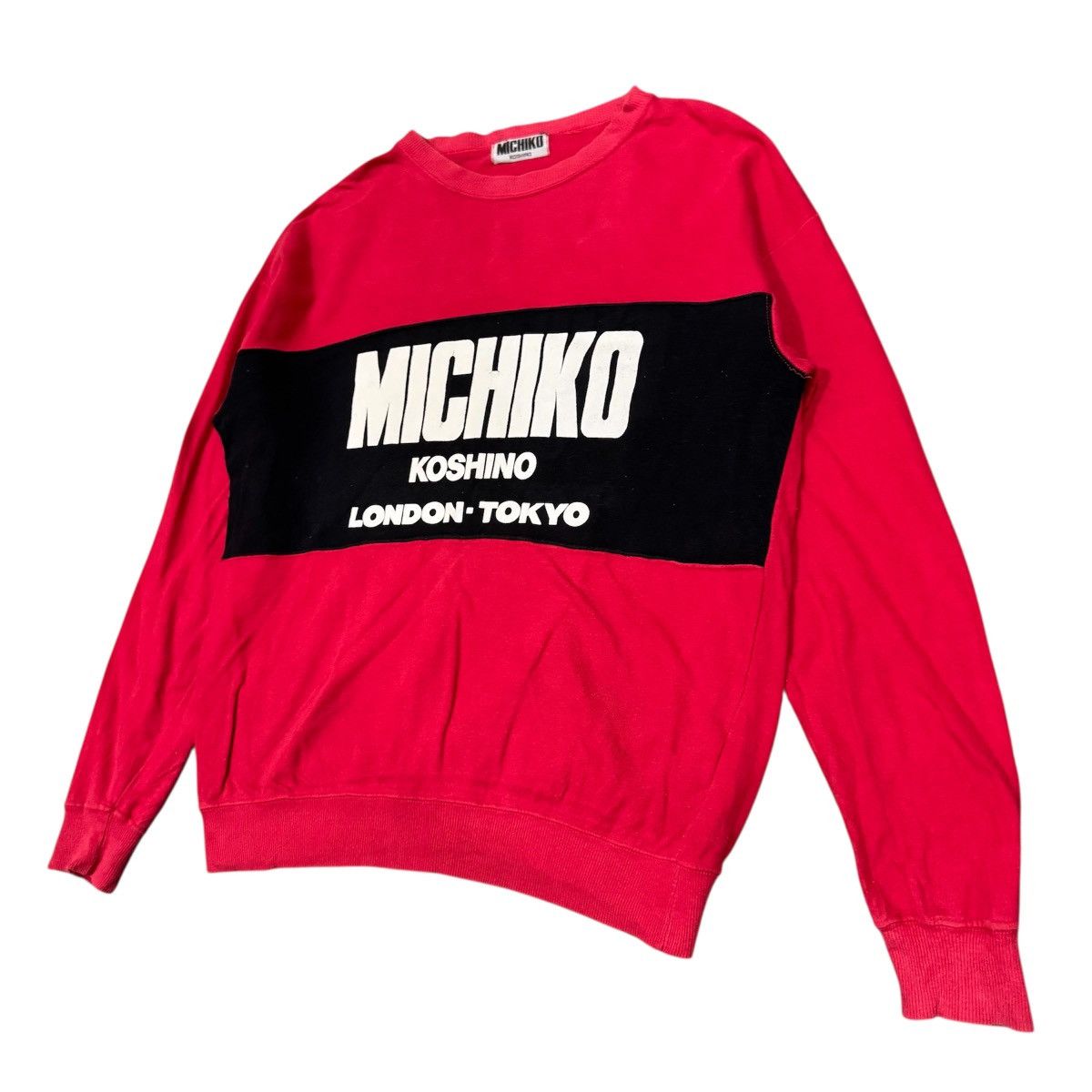 Michiko Koshino London Vintage 90s Michiko Koshino London-Tokyo Sweatshir Size US M / EU 48-50 / 2 - 2 Thumbnail