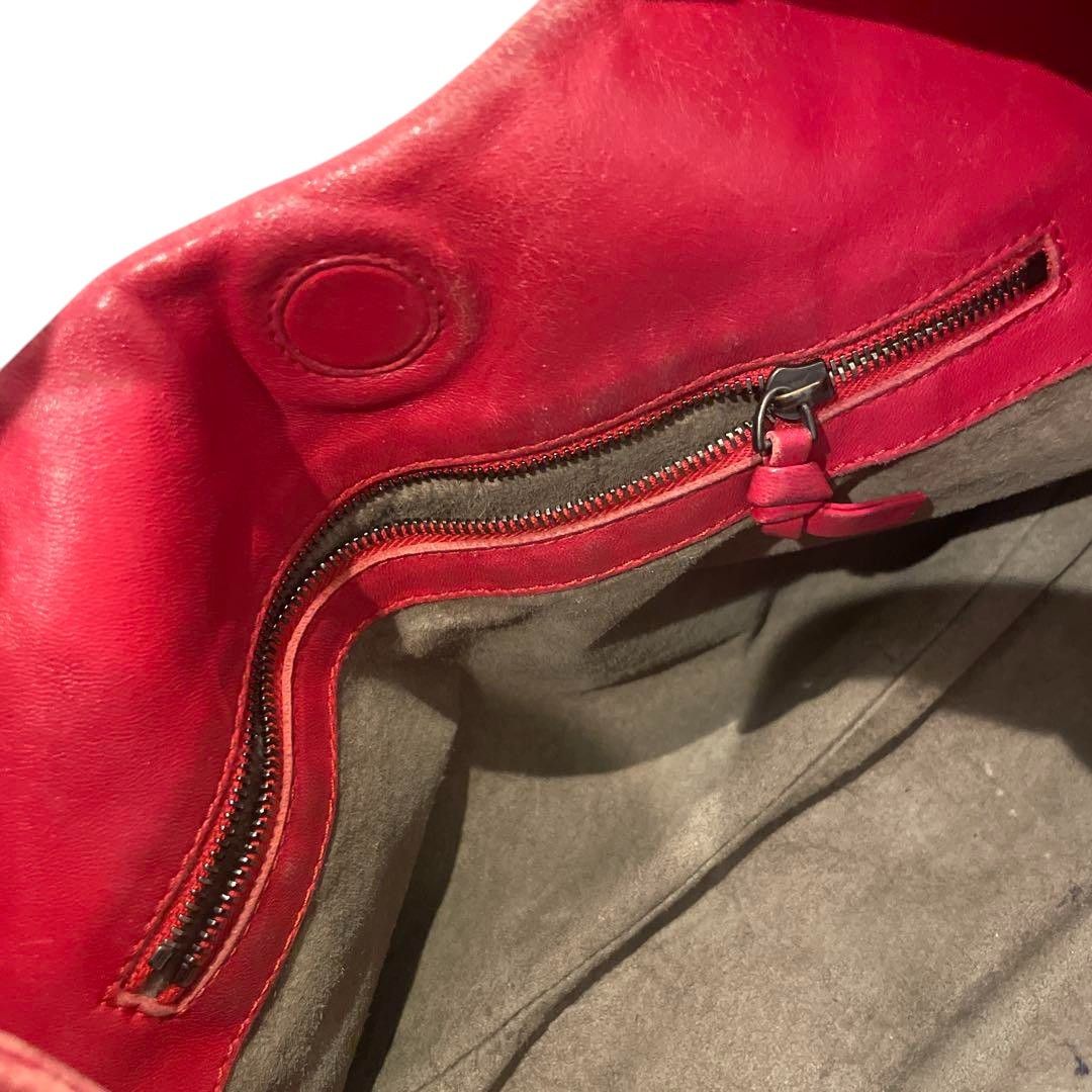Bottega Veneta Bottega Veneta - Shoulder Bag Campanna Intrecciato Bordeaux Size ONE SIZE - 9 Thumbnail