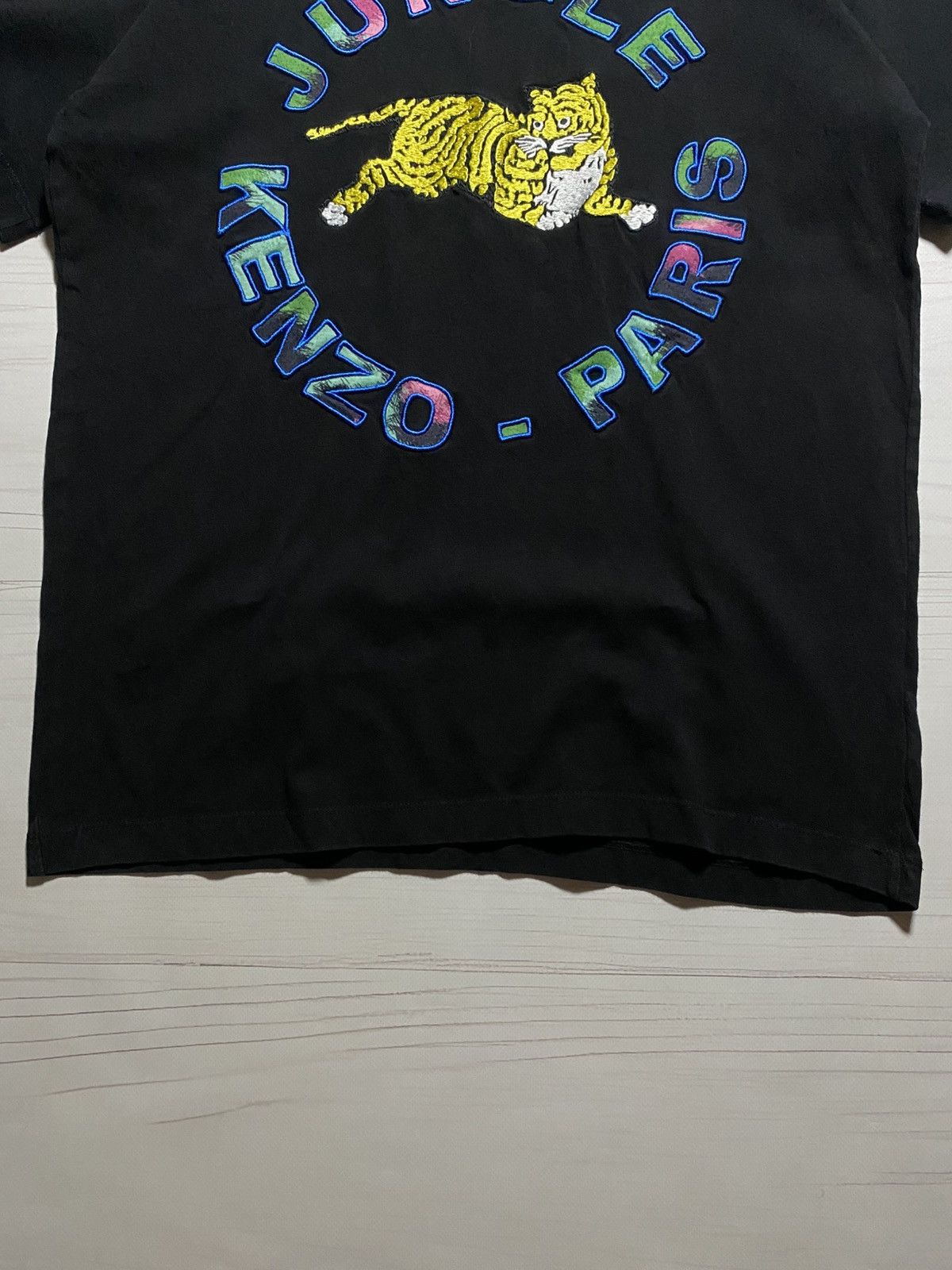 H&M × Kenzo Kenzo x H&M Jungle Kenzo Paris Embroidered Big Logo t shirt Size US M / EU 48-50 / 2 - 9 Thumbnail