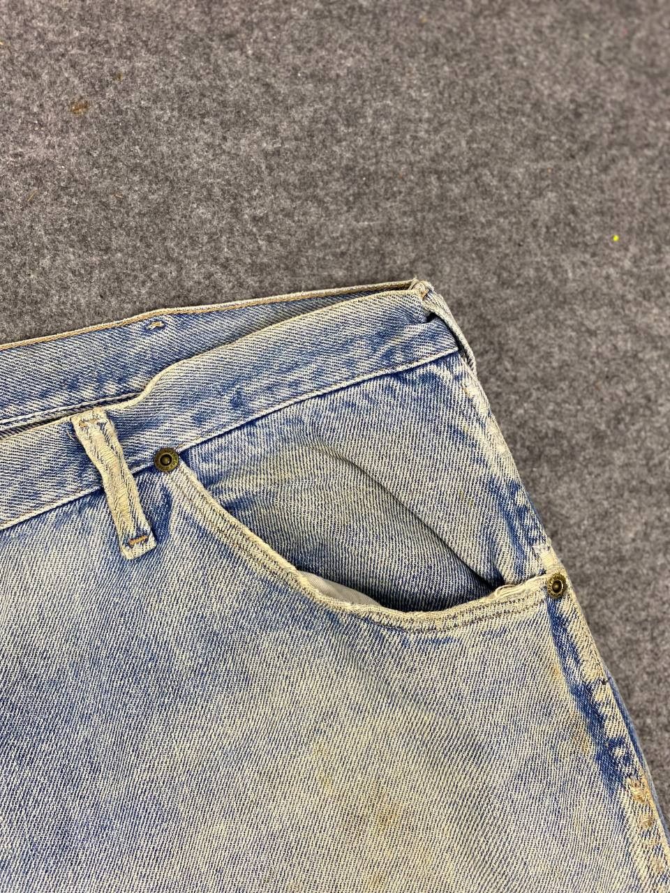 Wrangler vintage wrangler relaxed fit distressed denim Size US 40 / EU 56 - 9 Thumbnail