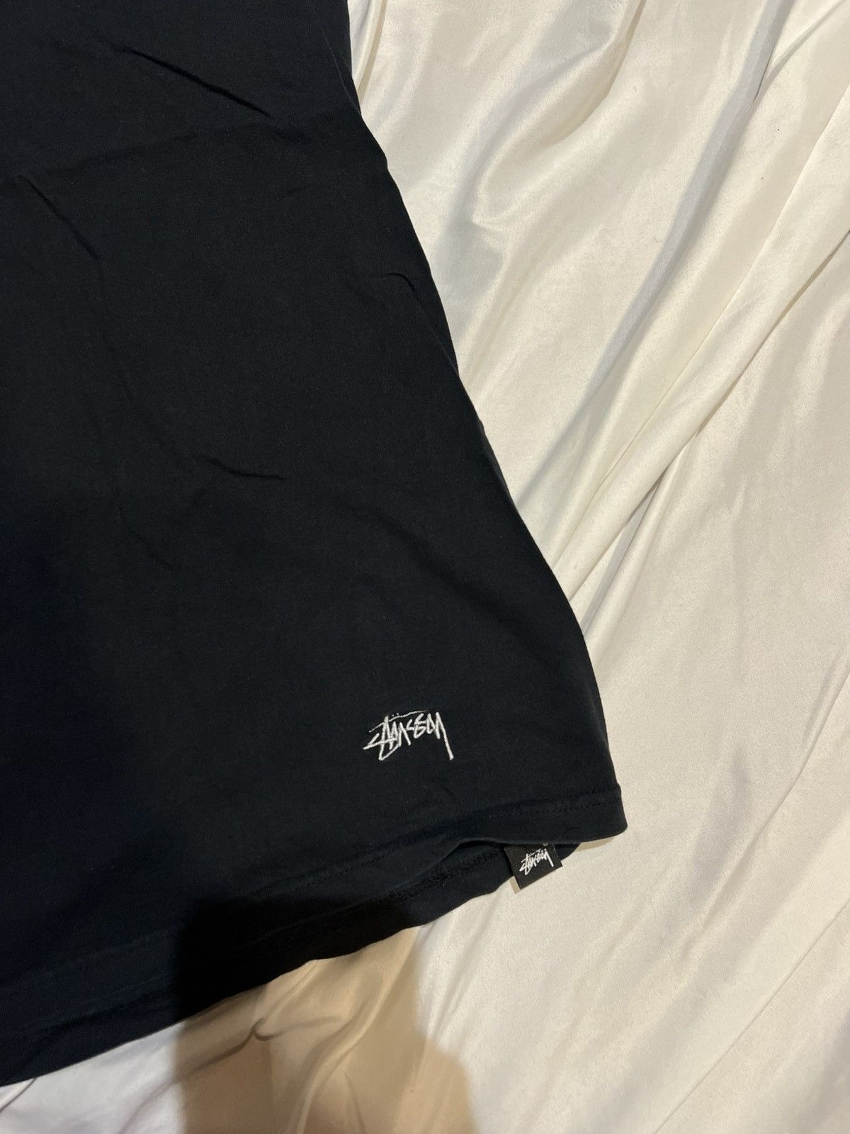 Stussy Plain Logo black shirt Size US L / EU 52-54 / 3 - 2 Thumbnail
