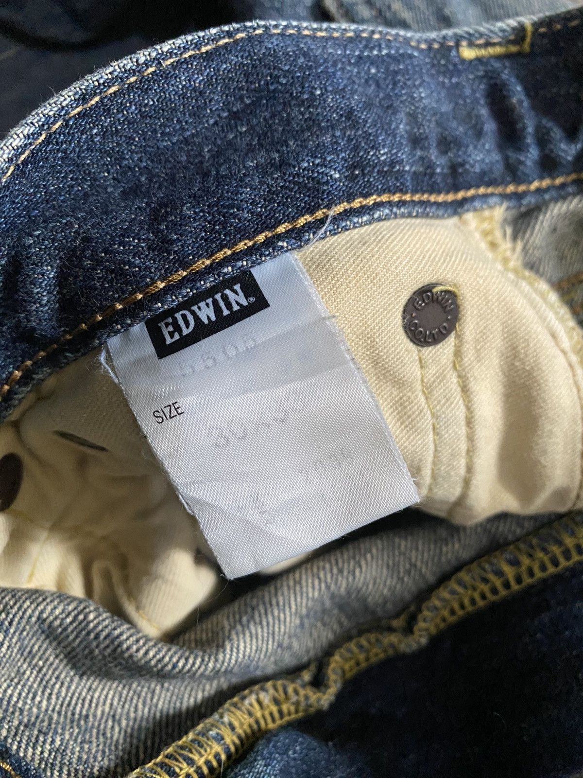 Edwin Vintage Edwin Selvedge Distressed Jeans Size US 30 / EU 46 - 8 Thumbnail