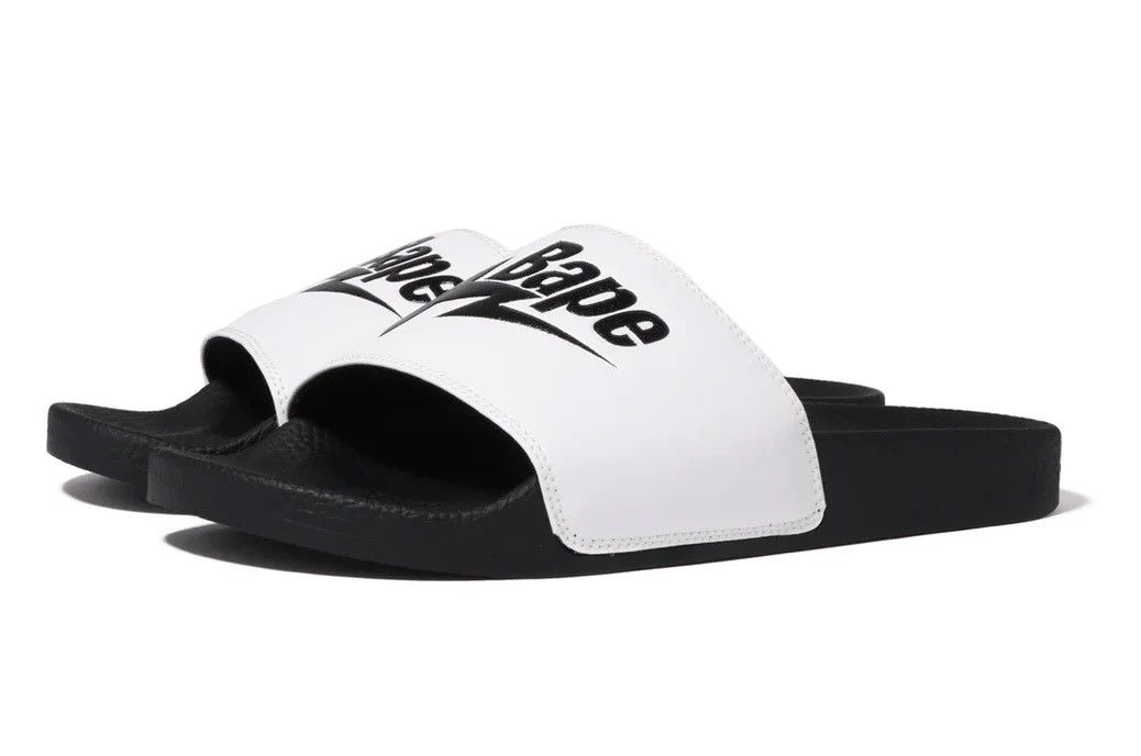 Bape BAPE Bag 2022 Premium Japan Exclusive Pack Slides White Size US 8 / EU 41 - 2 Thumbnail
