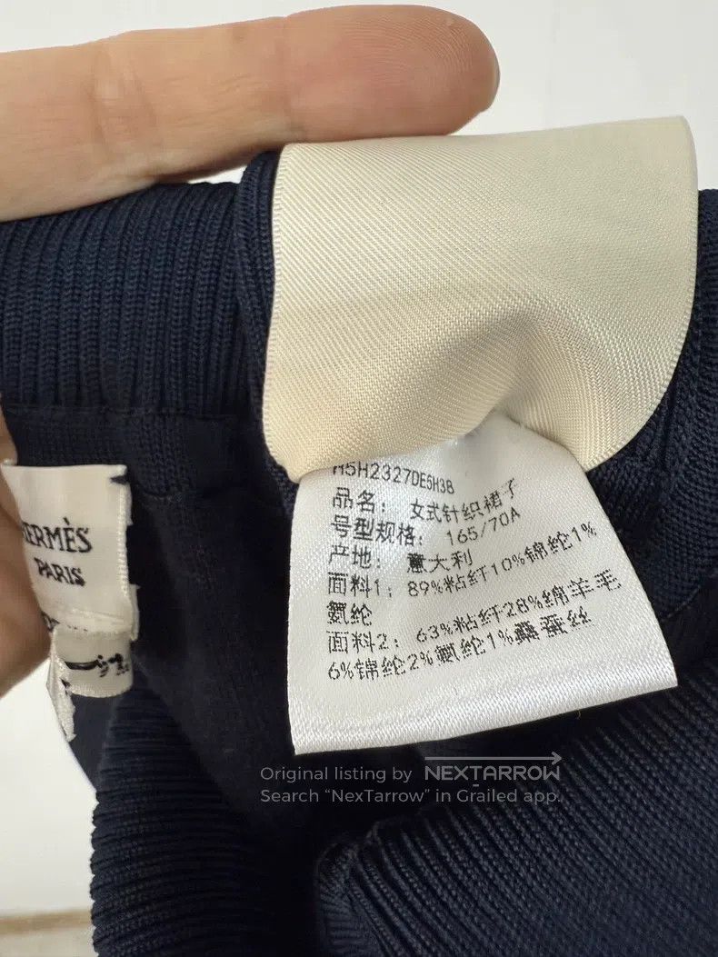 Hermes Hermes 25 Autumn/Winter Elastic Strap Knit Dress Size XS / US 0-2 / IT 36-38 - 6 Thumbnail