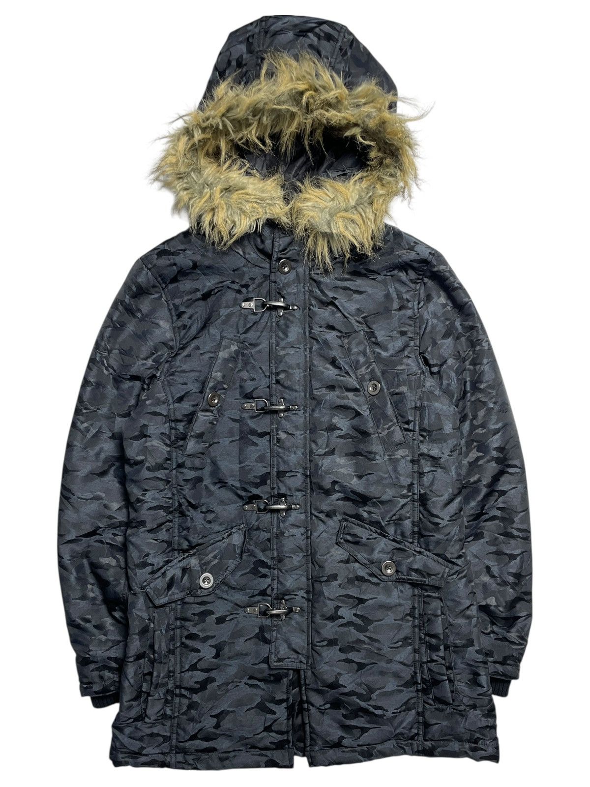 If Six Was Nine 2000’ In The Attic - Apocalypse Fireman Claps Fur Jacket Size US M / EU 48-50 / 2 - 1 Thumbnail