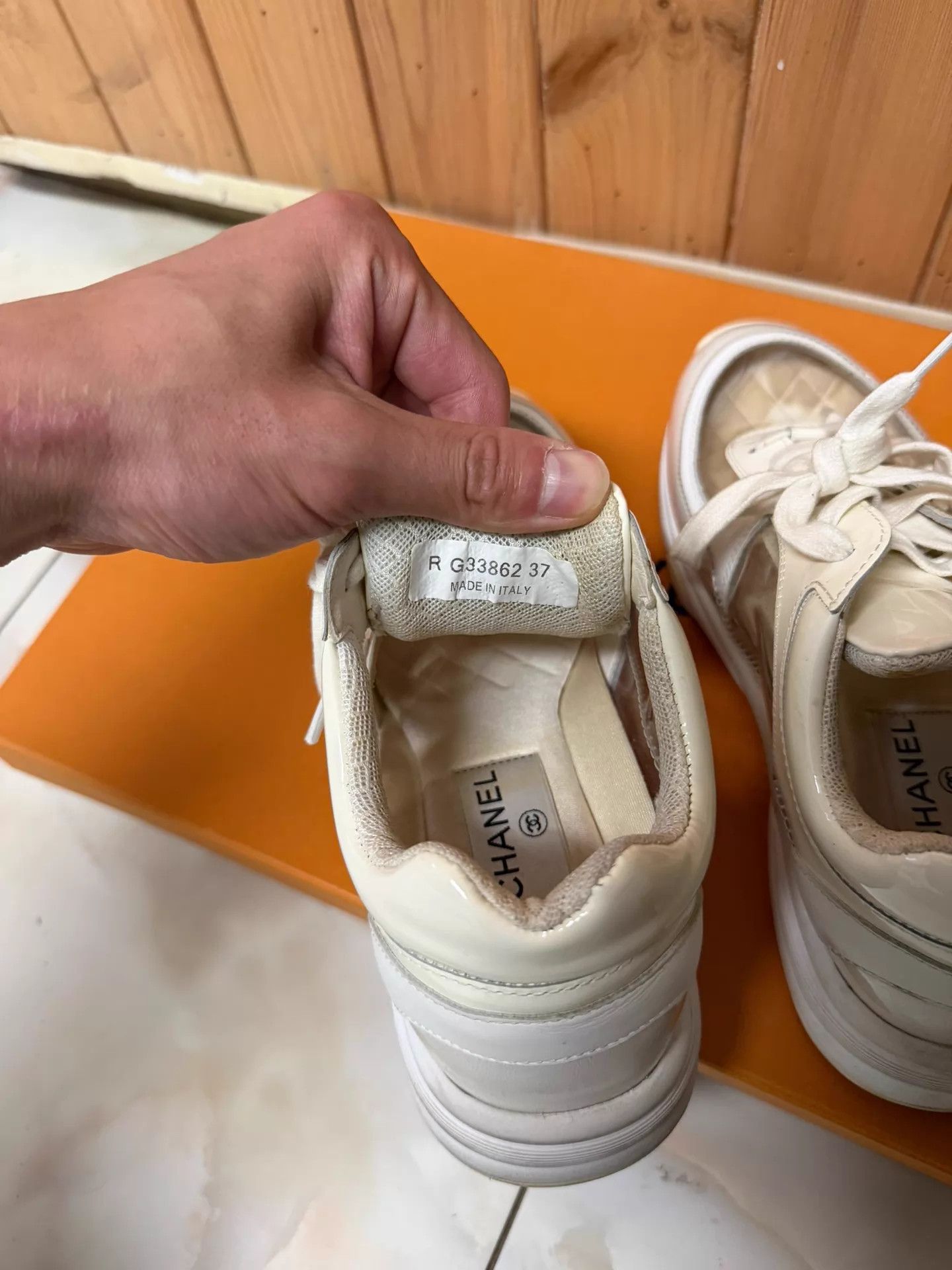 Chanel Chanel clear sneakers 37 Size US 6.5 / IT 36.5 - 4 Thumbnail