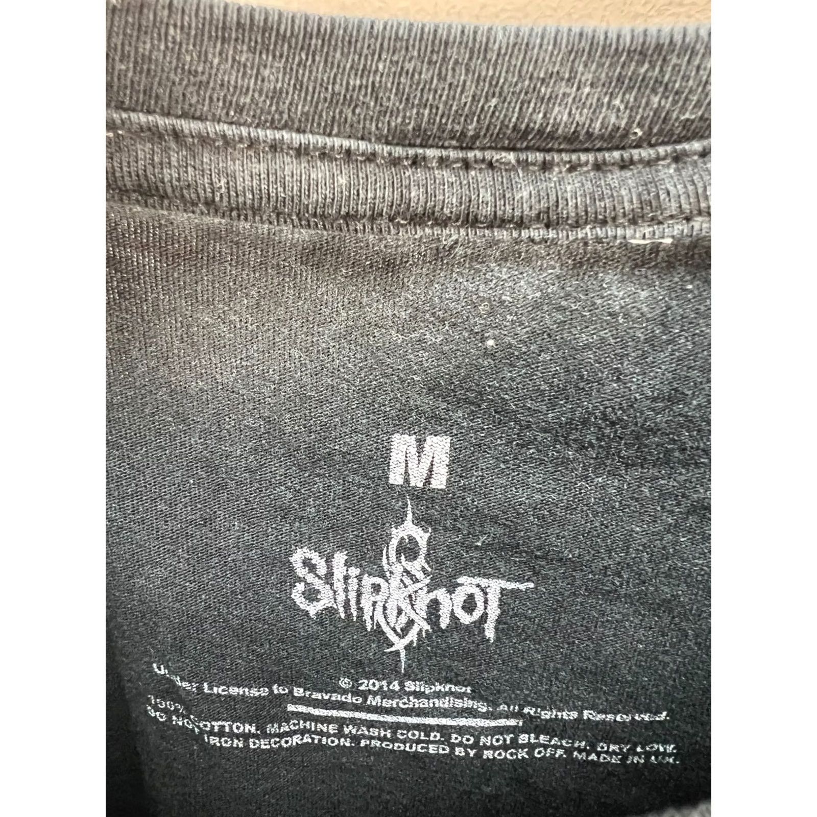 Vintage VINTAGE Slipknot T-Shirt Mens M Black Graphic Rock Band Metal Tee Size US M / EU 48-50 / 2 - 3 Thumbnail