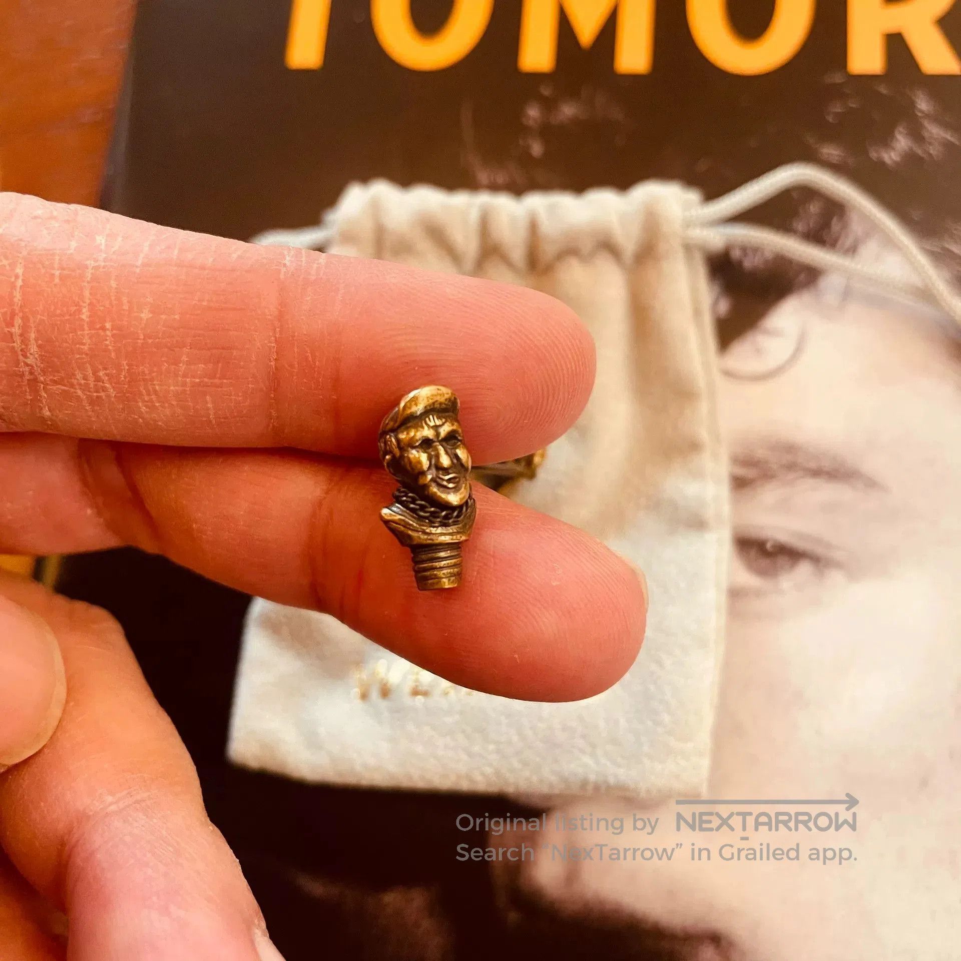 Standard & Strange Weirdo Brass Bottle Man Pendant. Size ONE SIZE - 6 Thumbnail