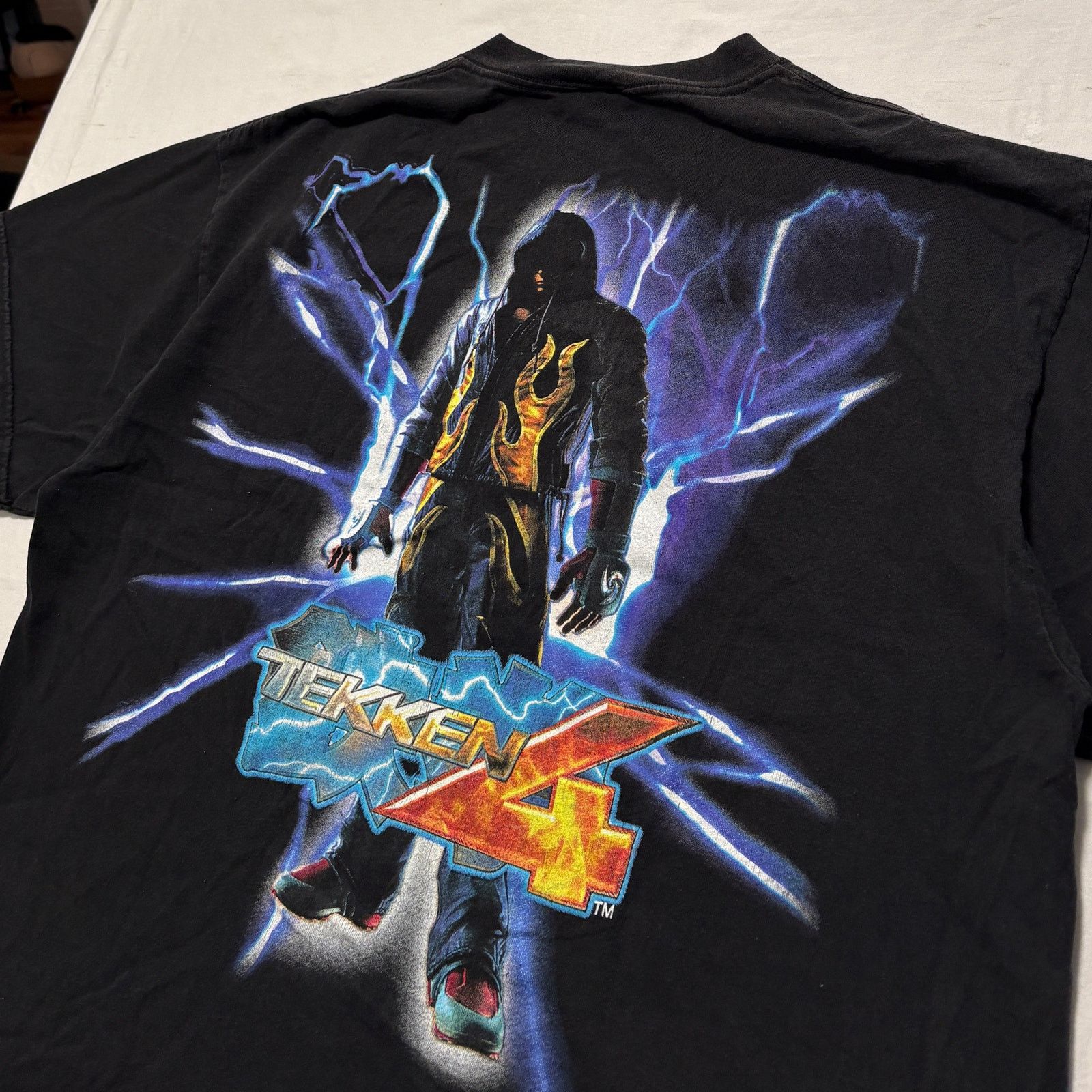 Delta VTG 00's Namco Tekken 4 Arcade Exclusive Game Promo T-Shirt Size US XL / EU 56 / 4 - 5 Thumbnail