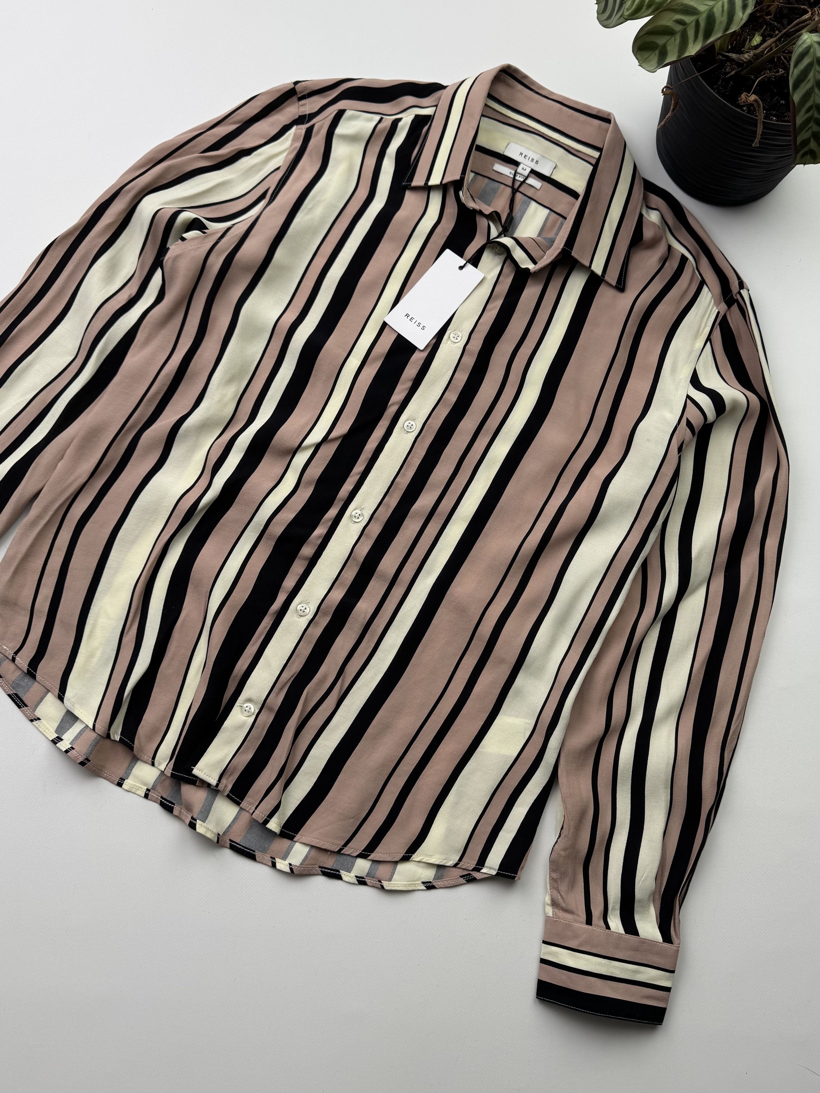 Reiss Reiss Viscose Shirt Long Sleeve (145) Size US M / EU 48-50 / 2 - 3 Thumbnail