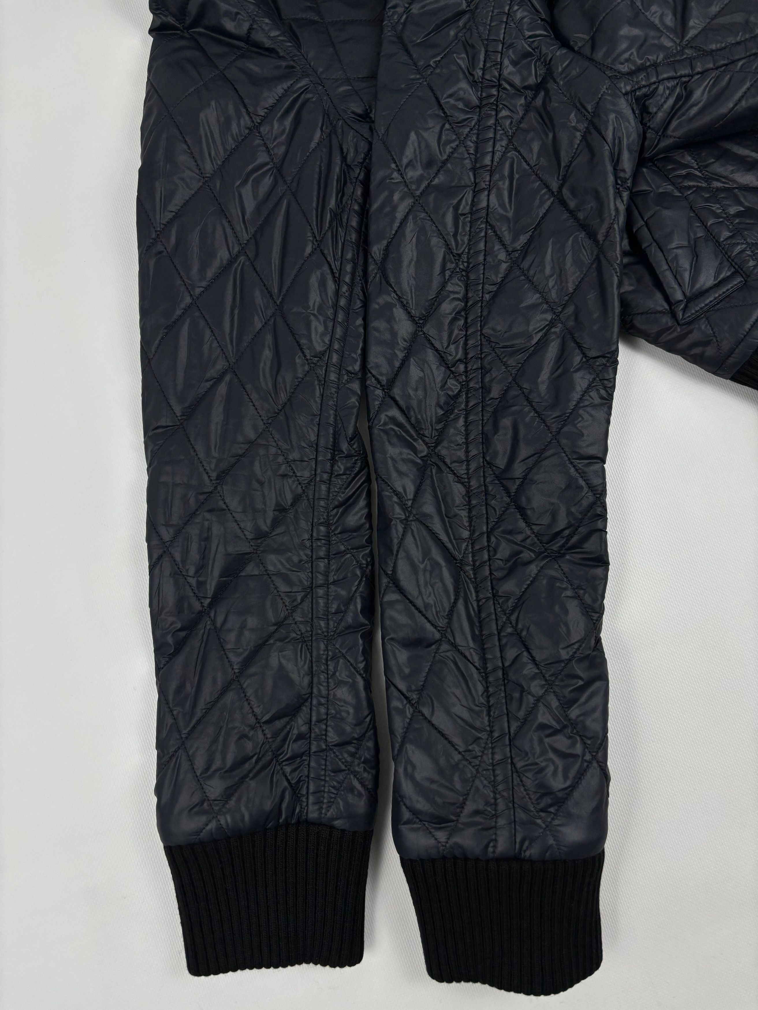 Burberry London Nova Check Biker Ribbed Cuffs Quilted Jacket Full-Zip Bomber Size M / US 6-8 / IT 42-44 - 20 Thumbnail