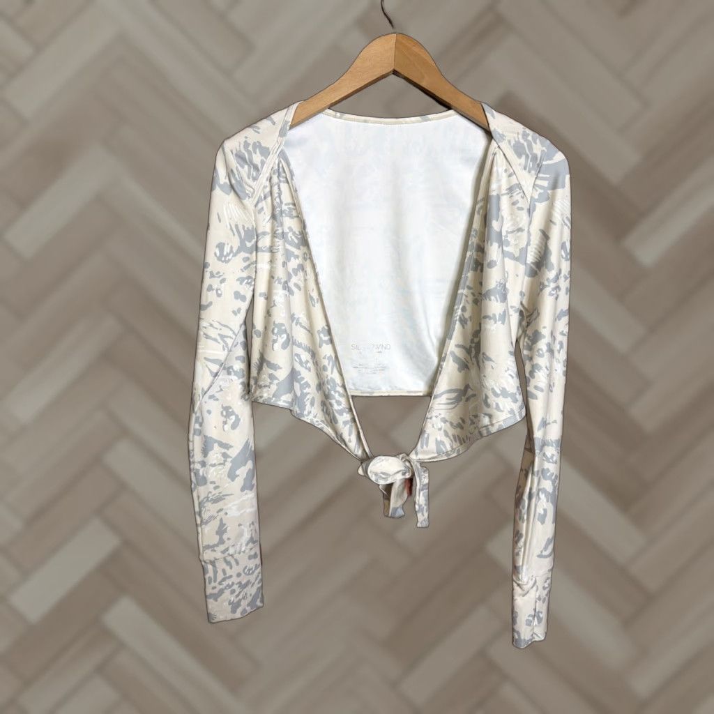 Vintage Silverwind Women Tie Front To Camo Medium Shirt Blouse Racerback Gray M Sports Knit? Size M / US 6-8 / IT 42-44 - 1 Thumbnail