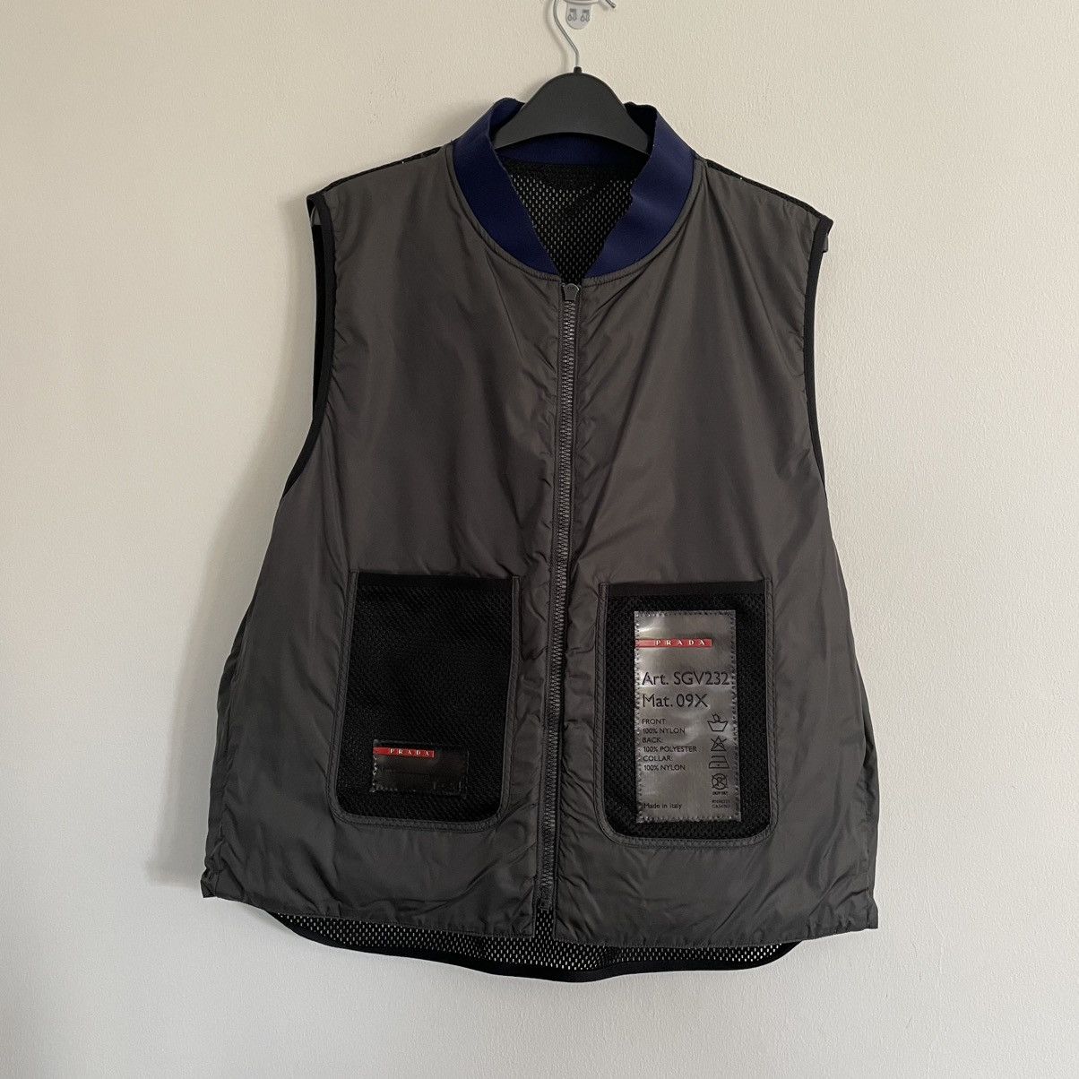 Prada Prada SS2000 Runway Vest Size US L / EU 52-54 / 3 - 3 Thumbnail