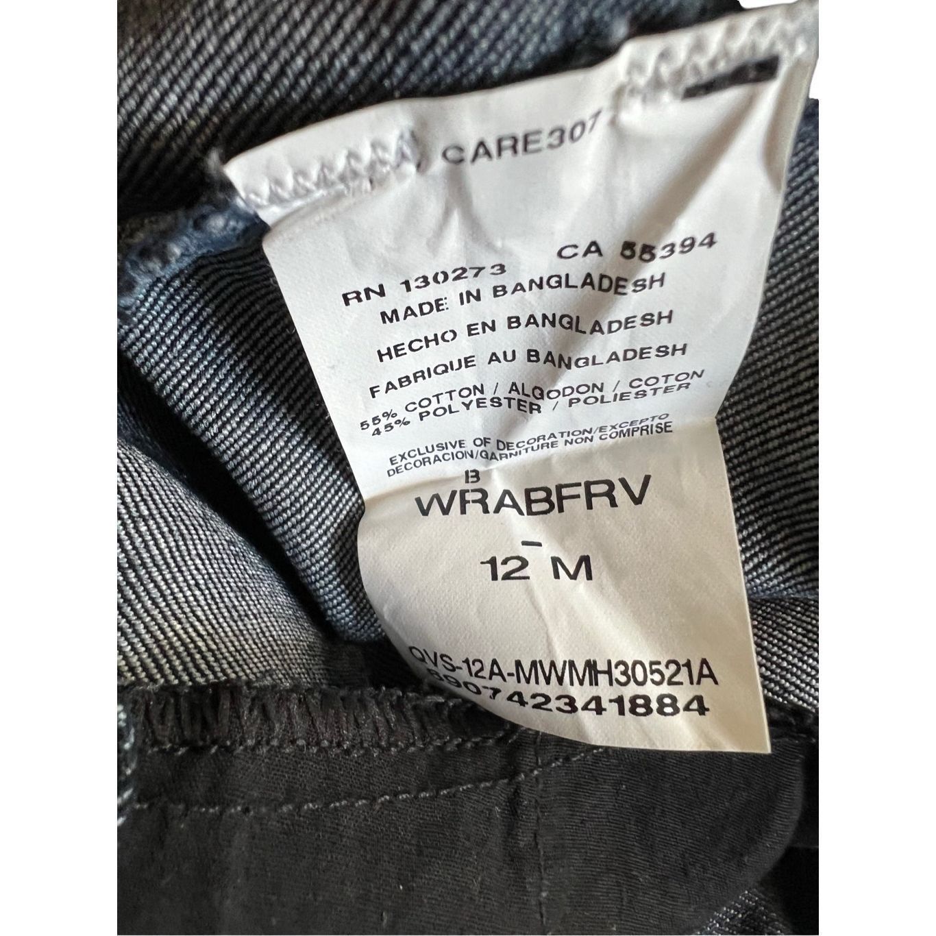 Wrangler Wrangler Women's Denim Dark Wash Shorts size 12 Size 34" / US 12 / IT 48 - 5 Thumbnail
