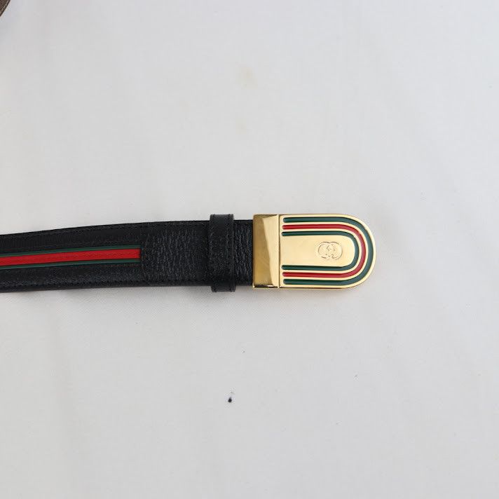 Gucci o1rshd1 Size: 115 cm / Wild PR Calf/Aria CA Belt in Black Size 44 - 3 Thumbnail