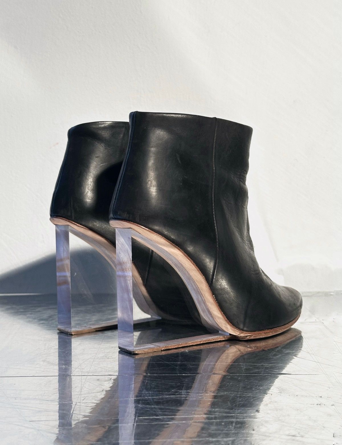 Maison Margiela Maison margiela plexi glass wedge boots Size US 8 / IT 38 - 2 Thumbnail