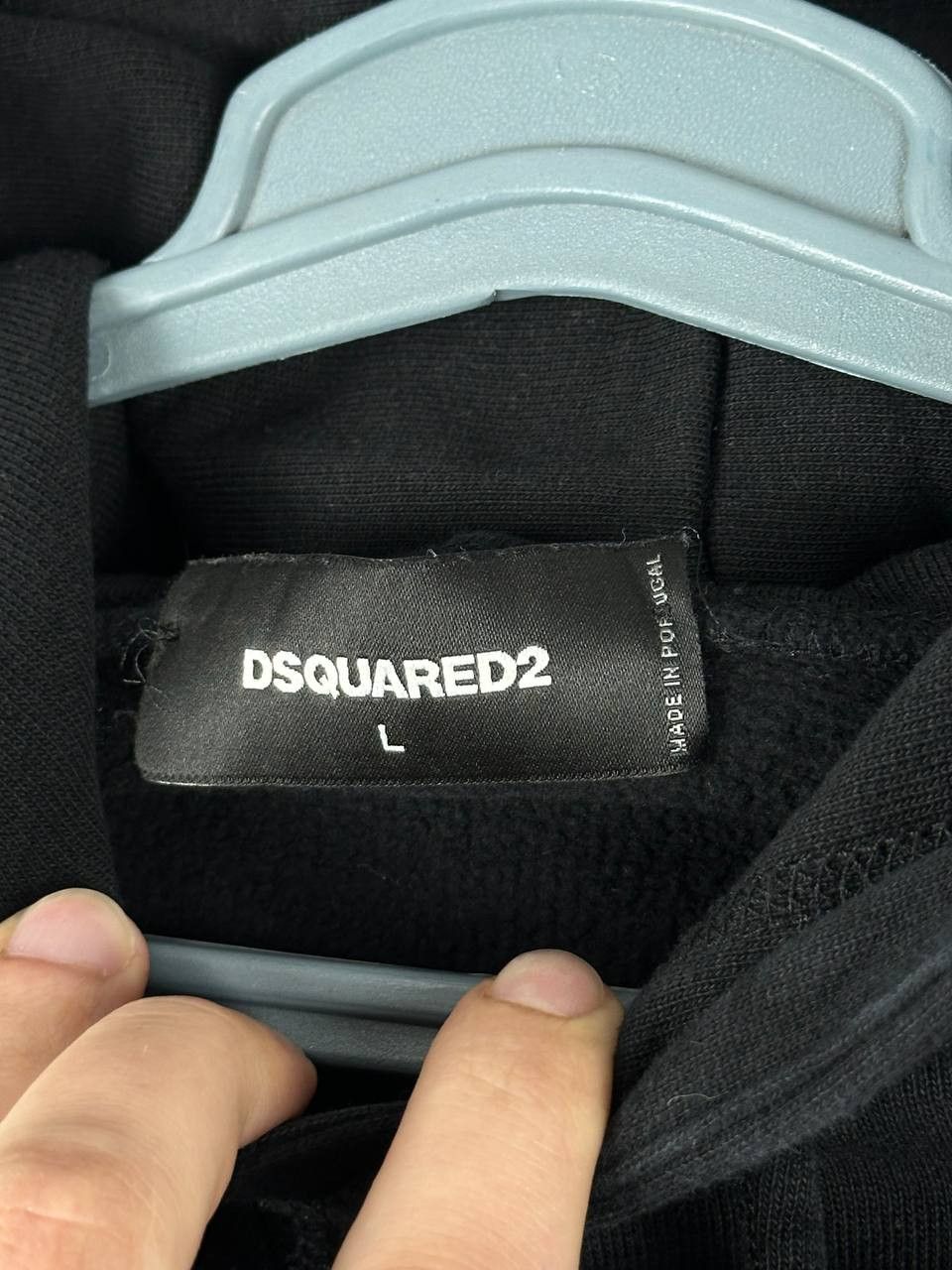 Dsquared2 Dsquared2 Hoodie Big Logo Spellout Boxy Hype Rare Size US L / EU 52-54 / 3 - 7 Thumbnail