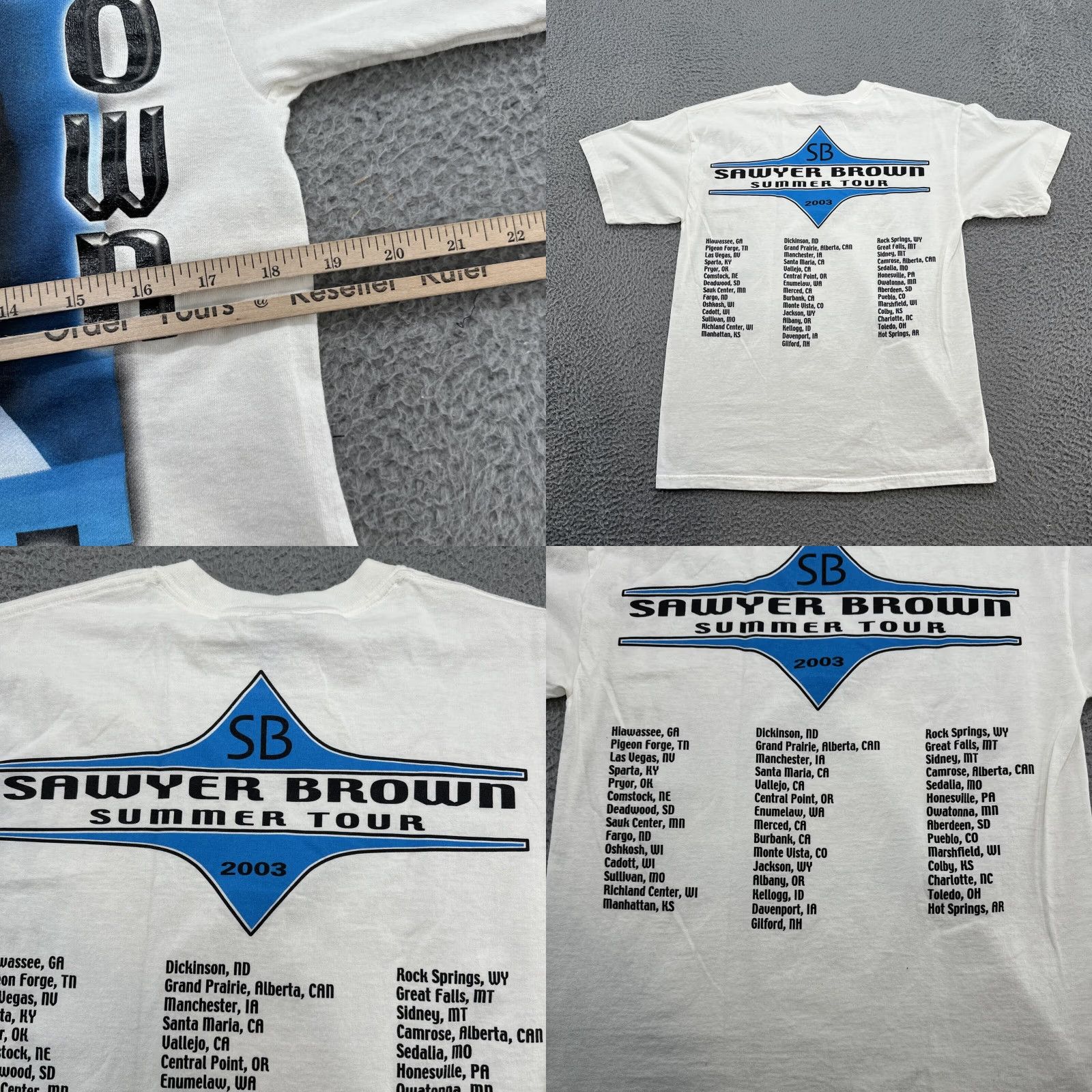 Vintage 2003 Summer Tour Signed Shirt By Sawyer Brown Band Nice Size Medium Shirt Mens M Brown Band 2003 Summer Tour Signed Shirt Sawyer Brown Mens M Brown Size US M / EU 48-50 / 2 - 9 Thumbnail