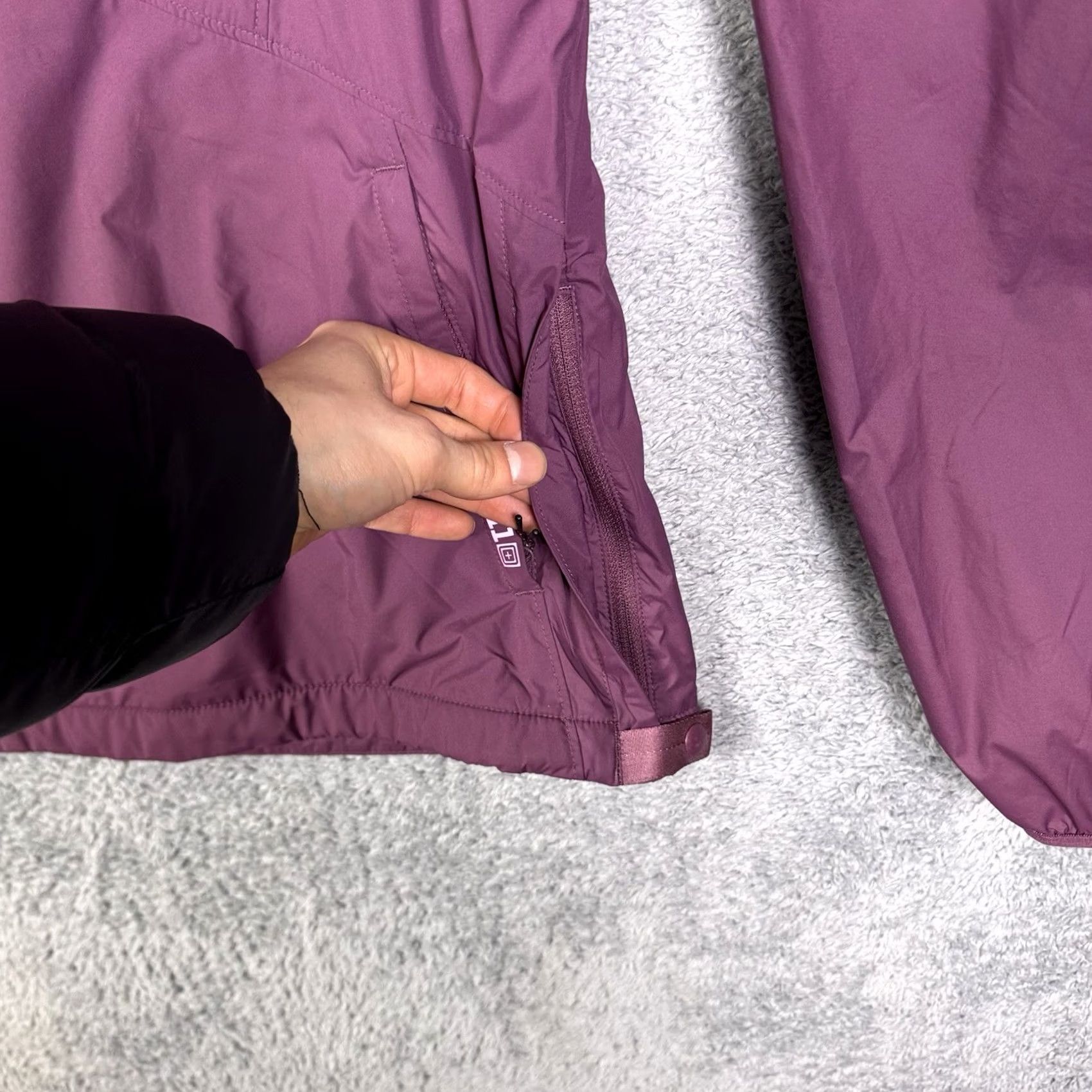 Vintage 5.11 Tactical Jacket Womens XS Seacoast Anorak Hooded Fleece Windbreaker Purple Size XS / US 0-2 / IT 36-38 - 7 Thumbnail