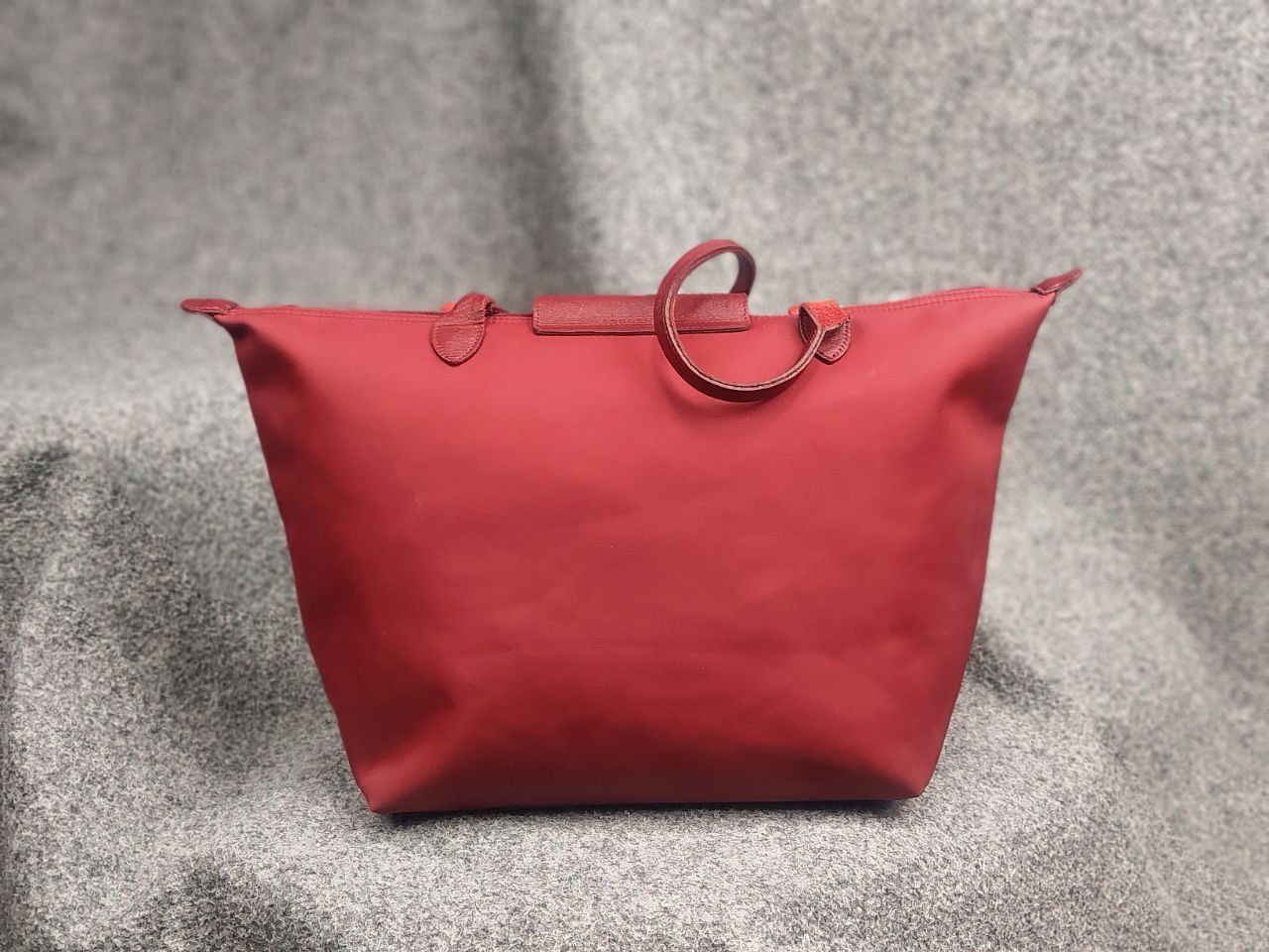 Longchamp Longchamp Le Pliage Néo wine nylon leather tote bag Handbag Size ONE SIZE - 4 Thumbnail