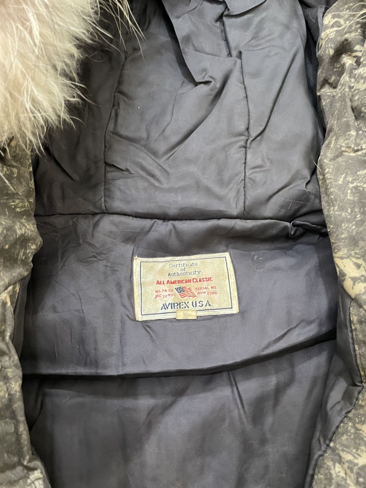 Avirex 2000s Avirex Camo Parka Fur Hood Heavy Utility Ifsix LGB Goa Size US XXL / EU 58 / 5 - 7 Thumbnail