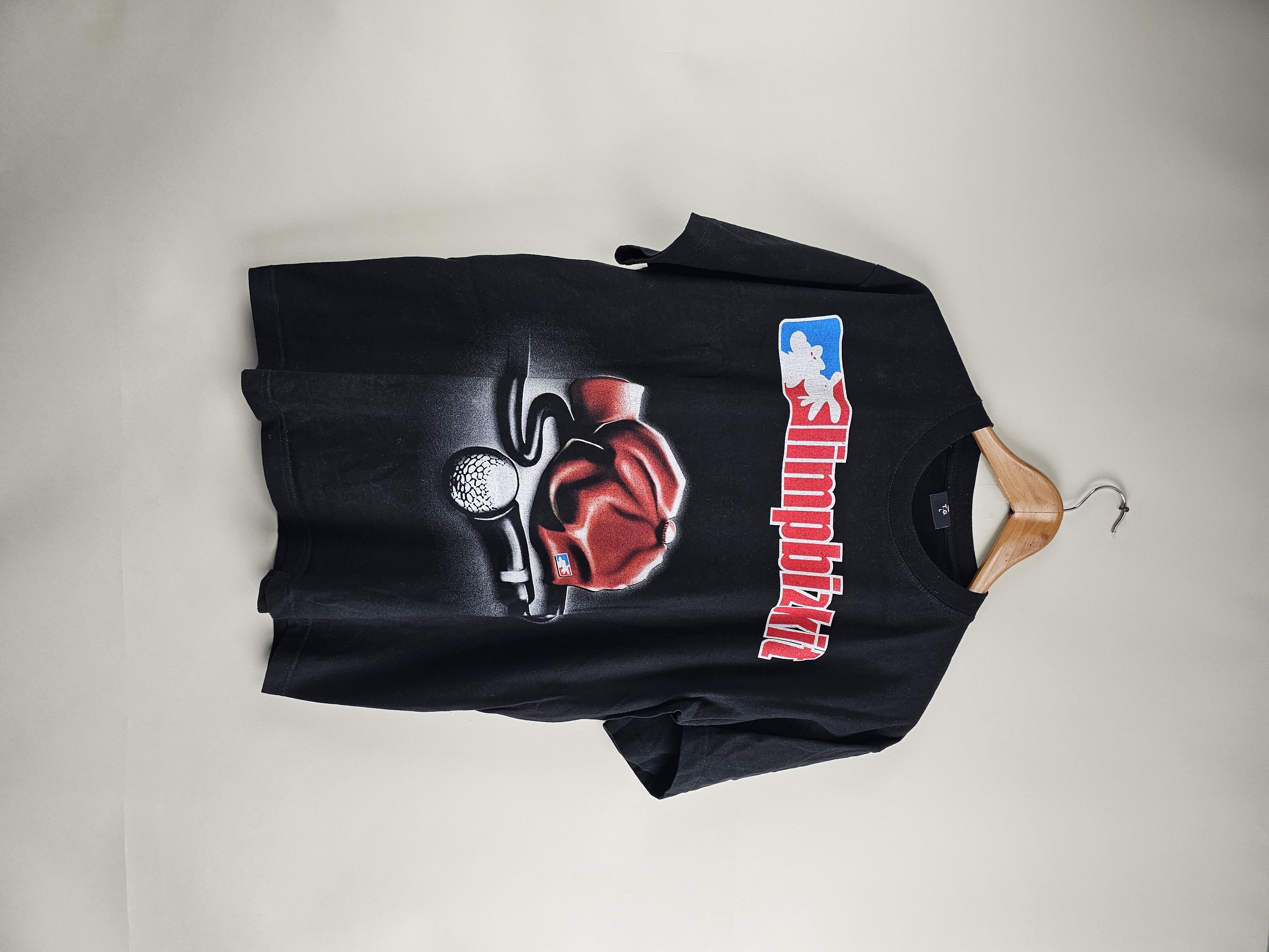 Band Tees × Vintage Early 2000s Limp bizkit Vintage T Shirt L 23" 27" Size US L / EU 52-54 / 3 - 4 Thumbnail