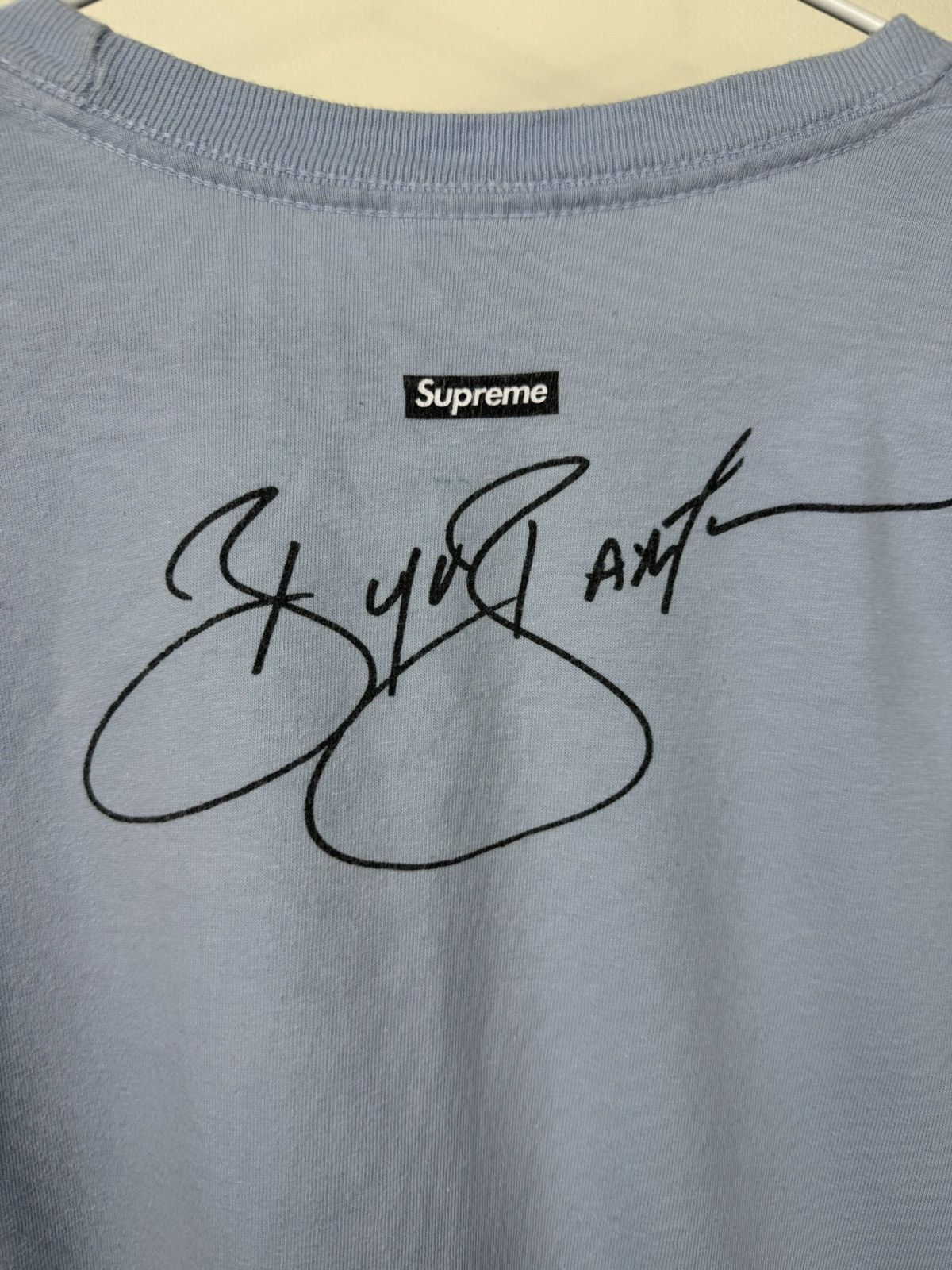 Supreme Supreme “Wake The World” Tee Light Blue — Size L Made in USA Size US L / EU 52-54 / 3 - 5 Thumbnail