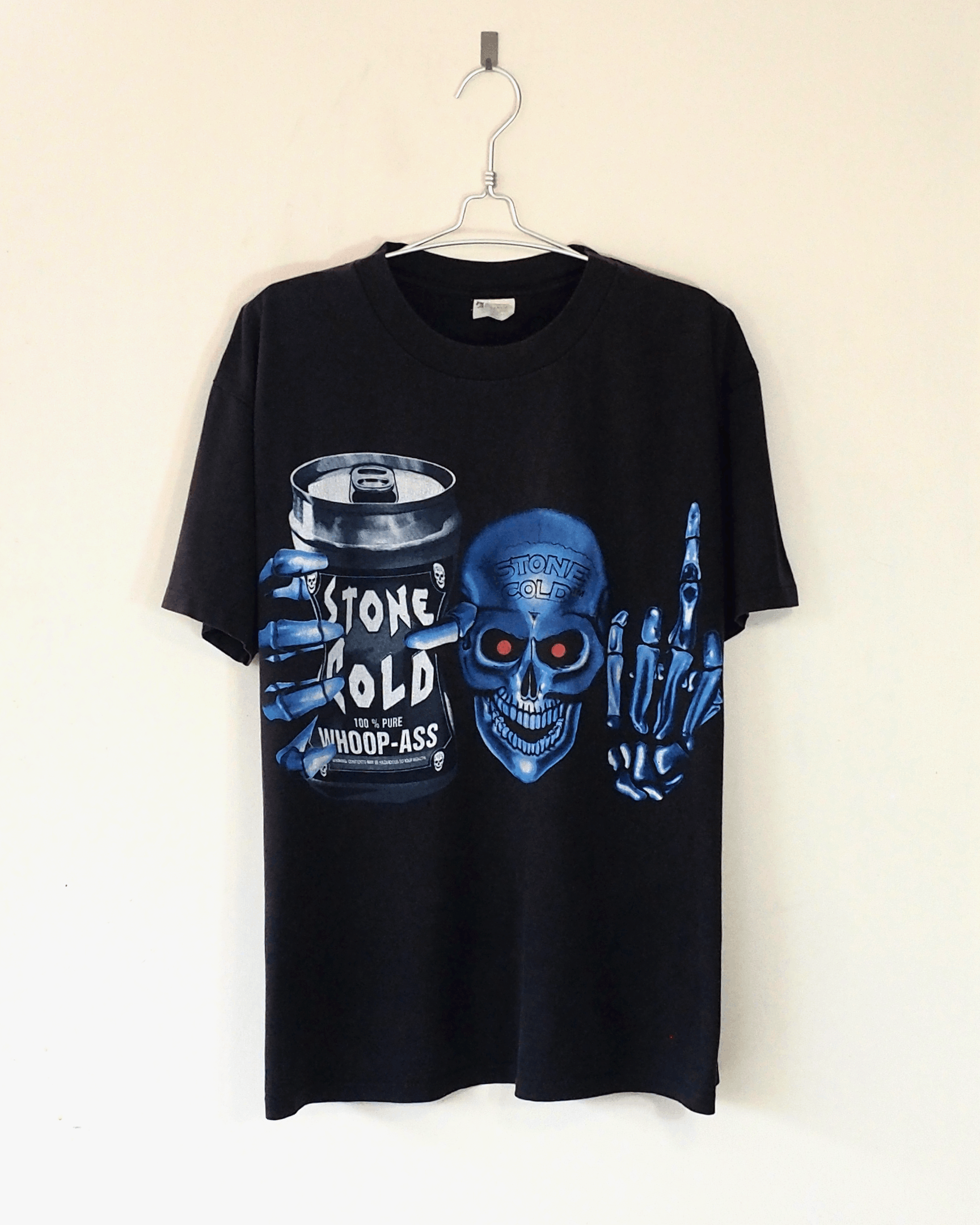 Vintage Vintage 1998 WWF/WWE 100% Stone Cold Whoop Ass Shirt Size XL Size US XL / EU 56 / 4 - 1 Thumbnail