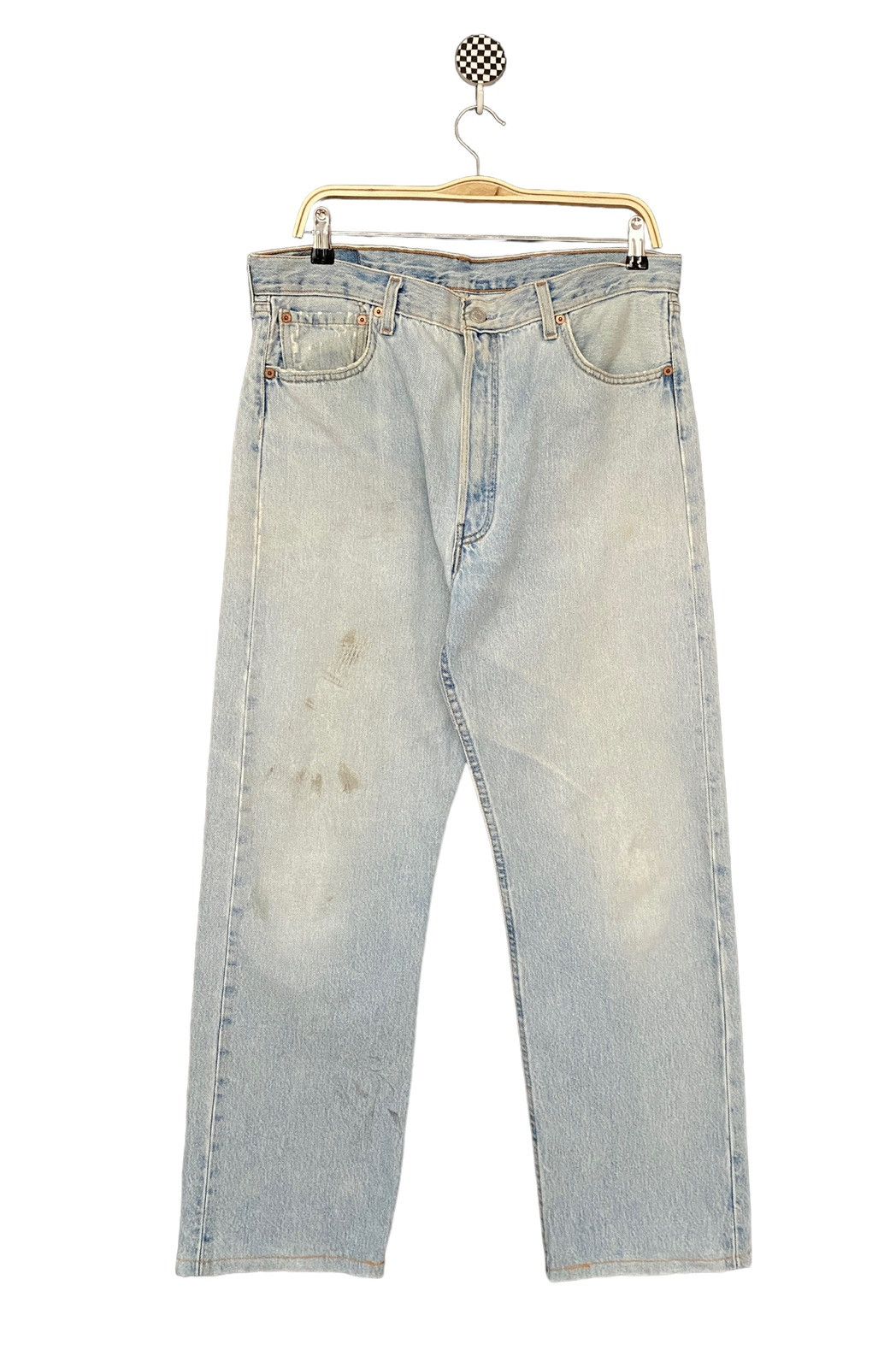 image of Levis Vintage Clothing x Made In USA Vintage Brand Levis Lot 501 Distressed Jeans 1990S in Blue (Si