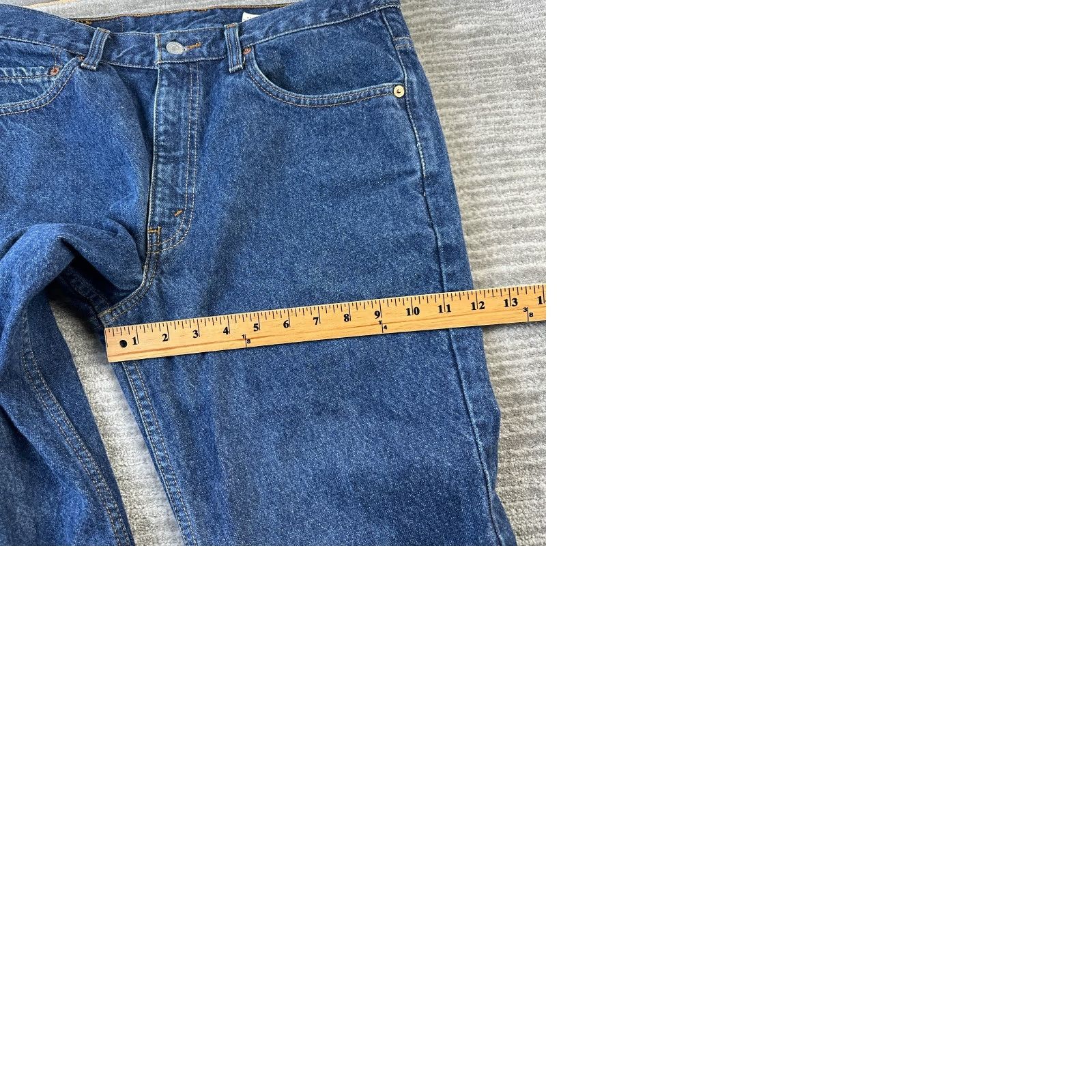 Levi's VINTAGE Levi's 517 Jeans Mens 34x30 Boots Cut Cowboy 90s 1998 Denim Blue 5-Pocket Regular Waist 33in Inseam 30in Men Size US 34 / EU 50 - 9 Thumbnail