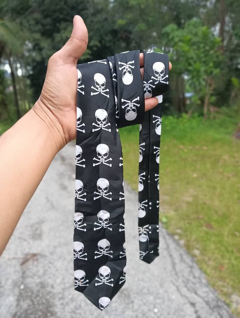 If Six Was Nine × Japanese Brand Mastermind parody handmade necktie Size ONE SIZE - 5 Thumbnail
