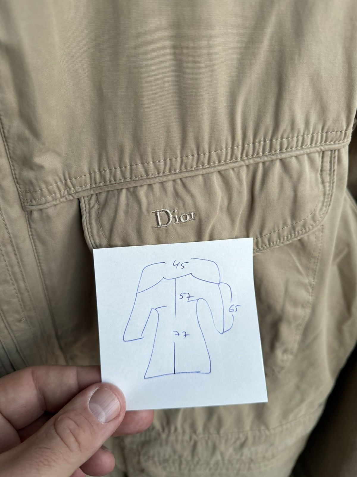 Christian Dior Monsieur Vintage Christian Dior Homme Jacket Safari Military CD Size US L / EU 52-54 / 3 - 7 Thumbnail