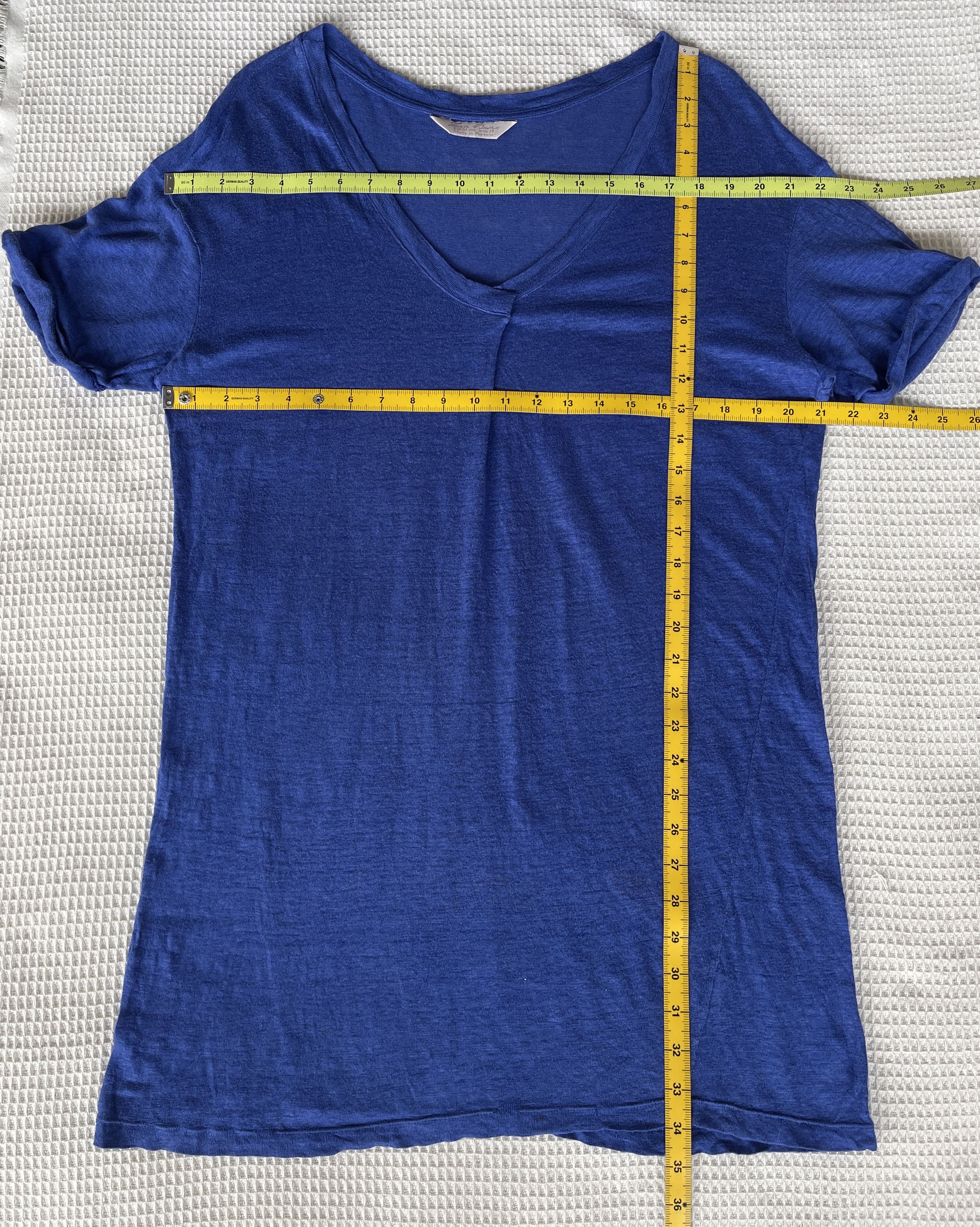 DRESSEDUNDRESSED × Designer × Zara Vintage🔥ZARA BASIC🔥Dresses V Neck 100% Linen Size M / US 6-8 / IT 42-44 - 11 Thumbnail